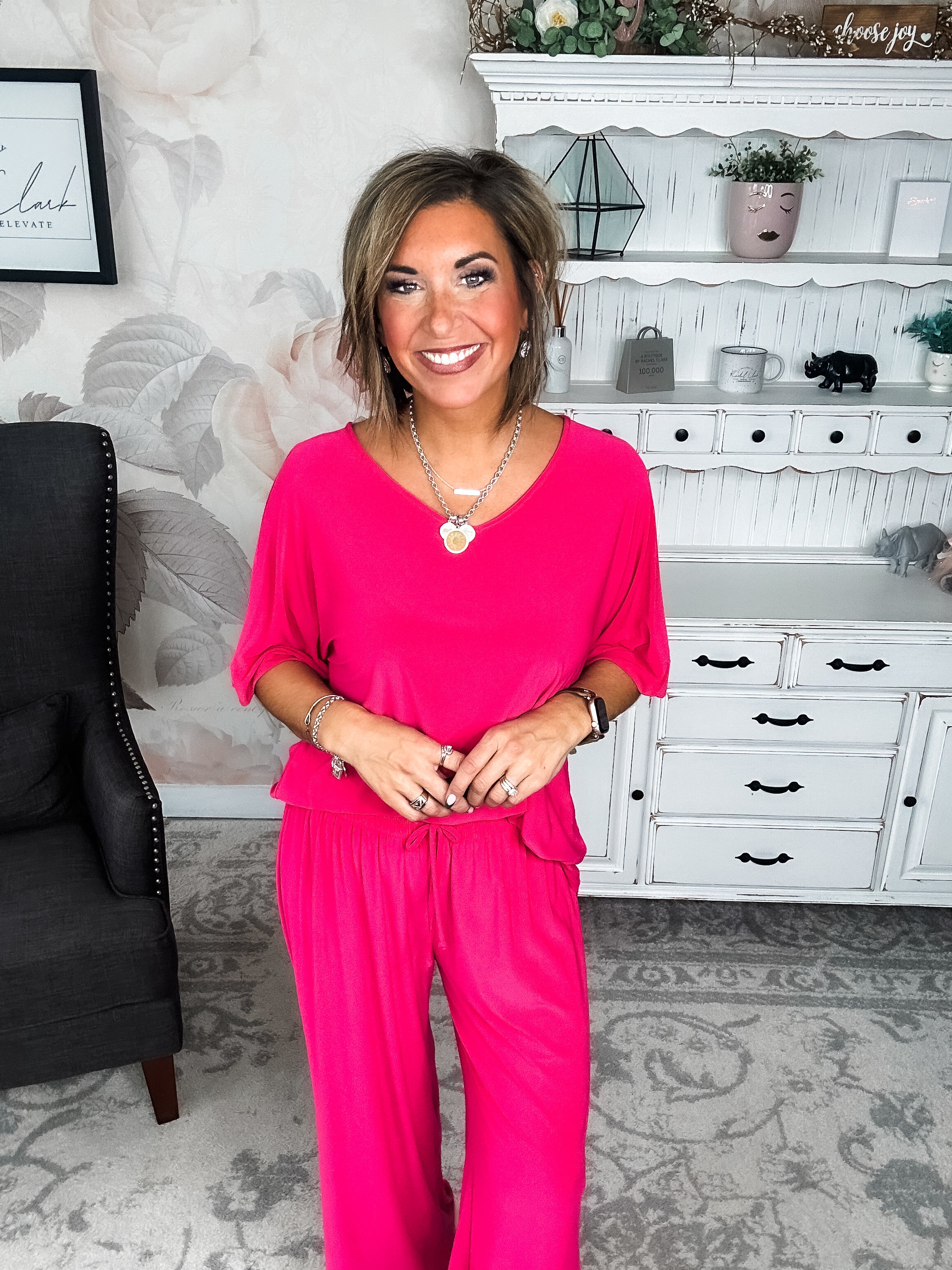 Deserve The Best Set - Fuchsia