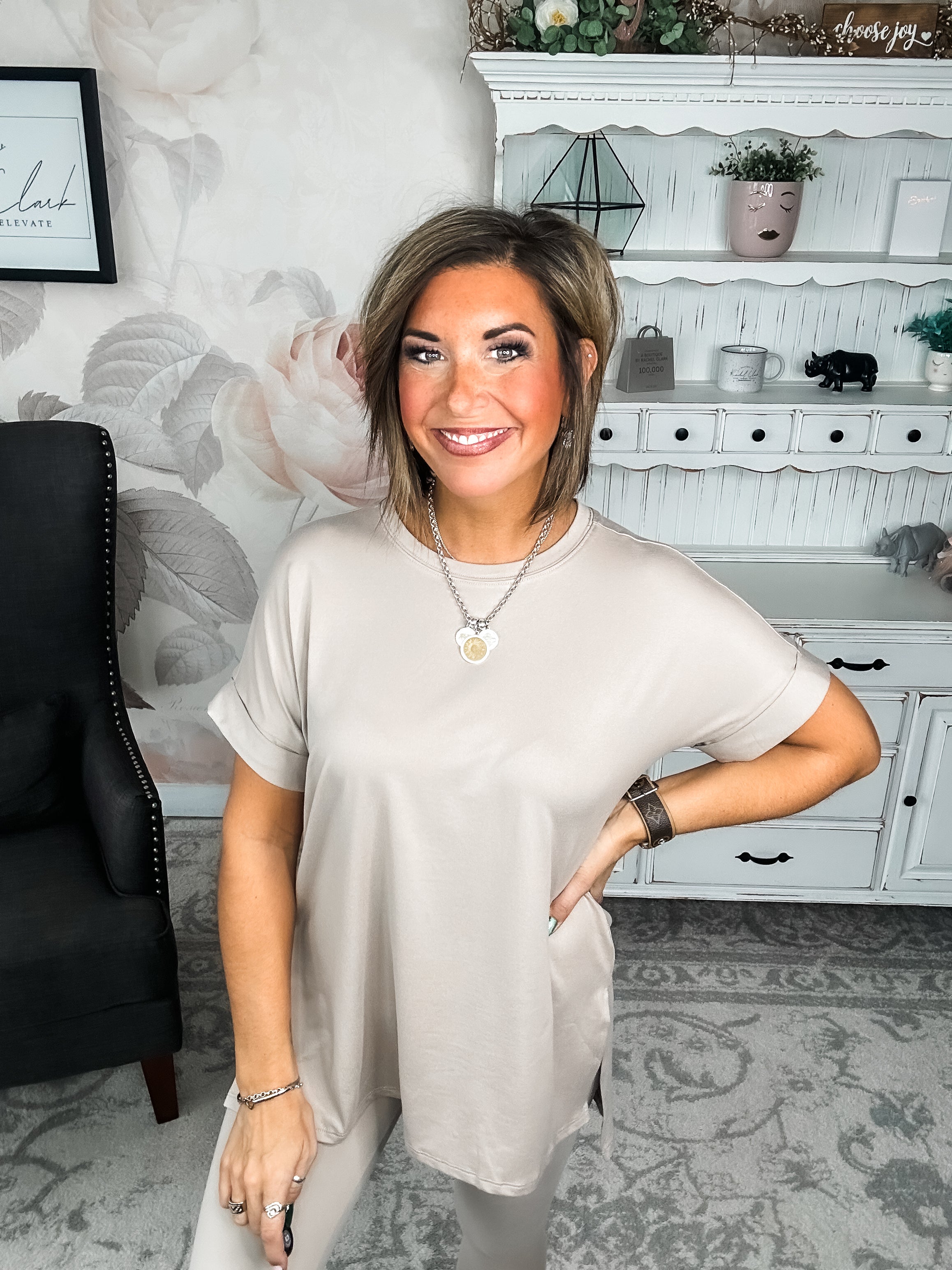 What You've Been Waiting For Lounge Set - Ash Mocha