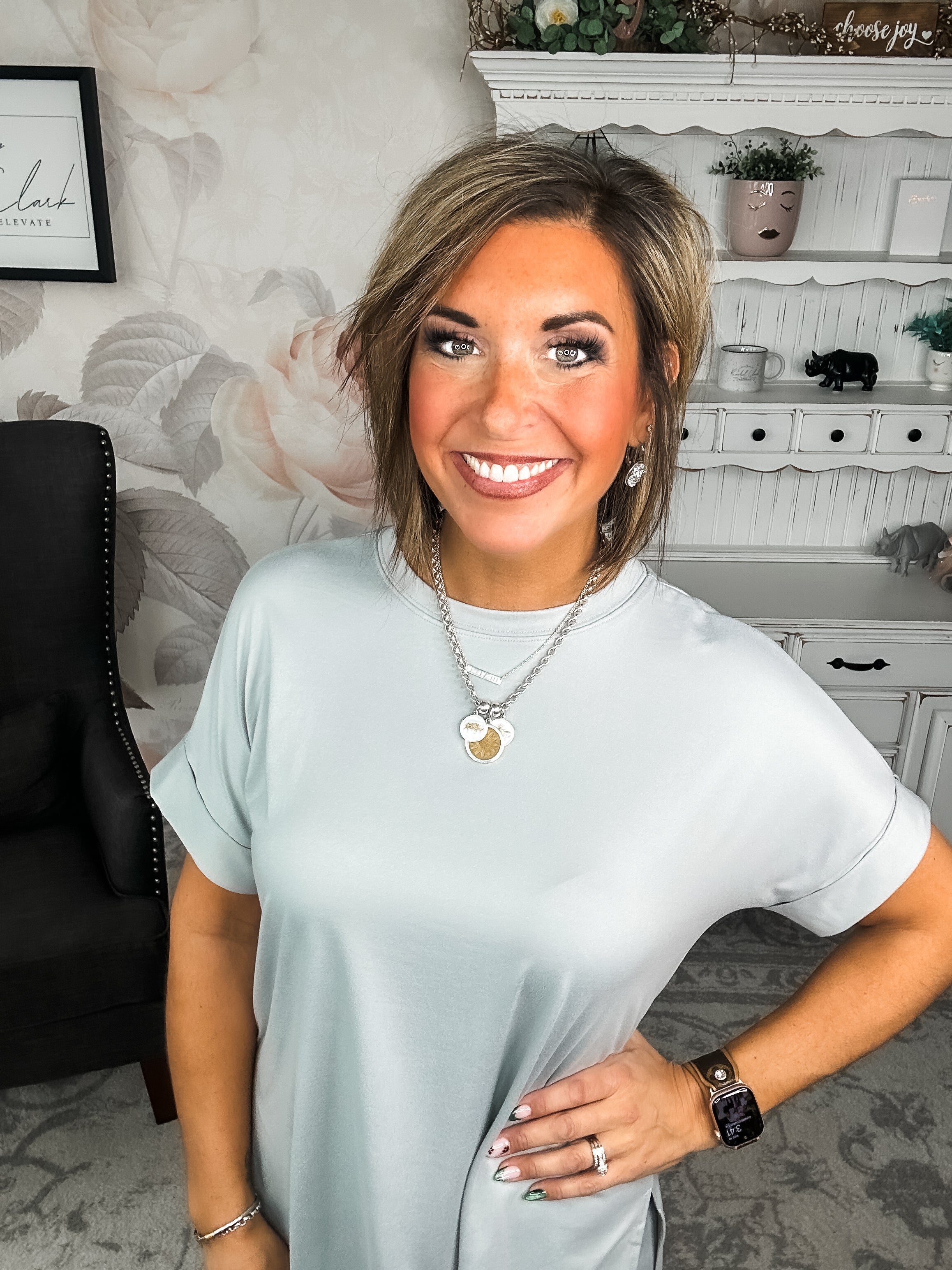 What You've Been Waiting For Lounge Set - Light Grey