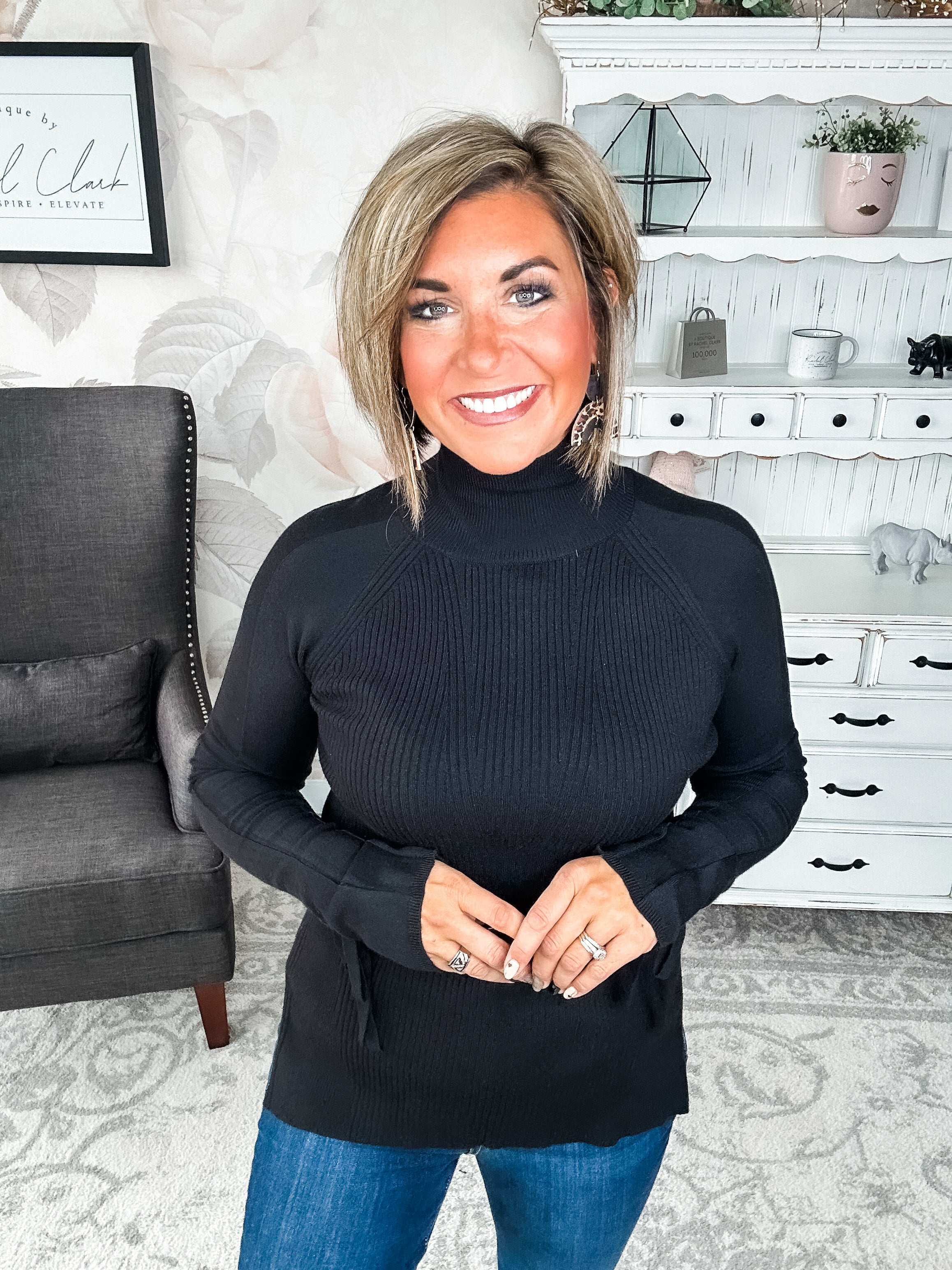 Already Gone Again Turtleneck Sweater