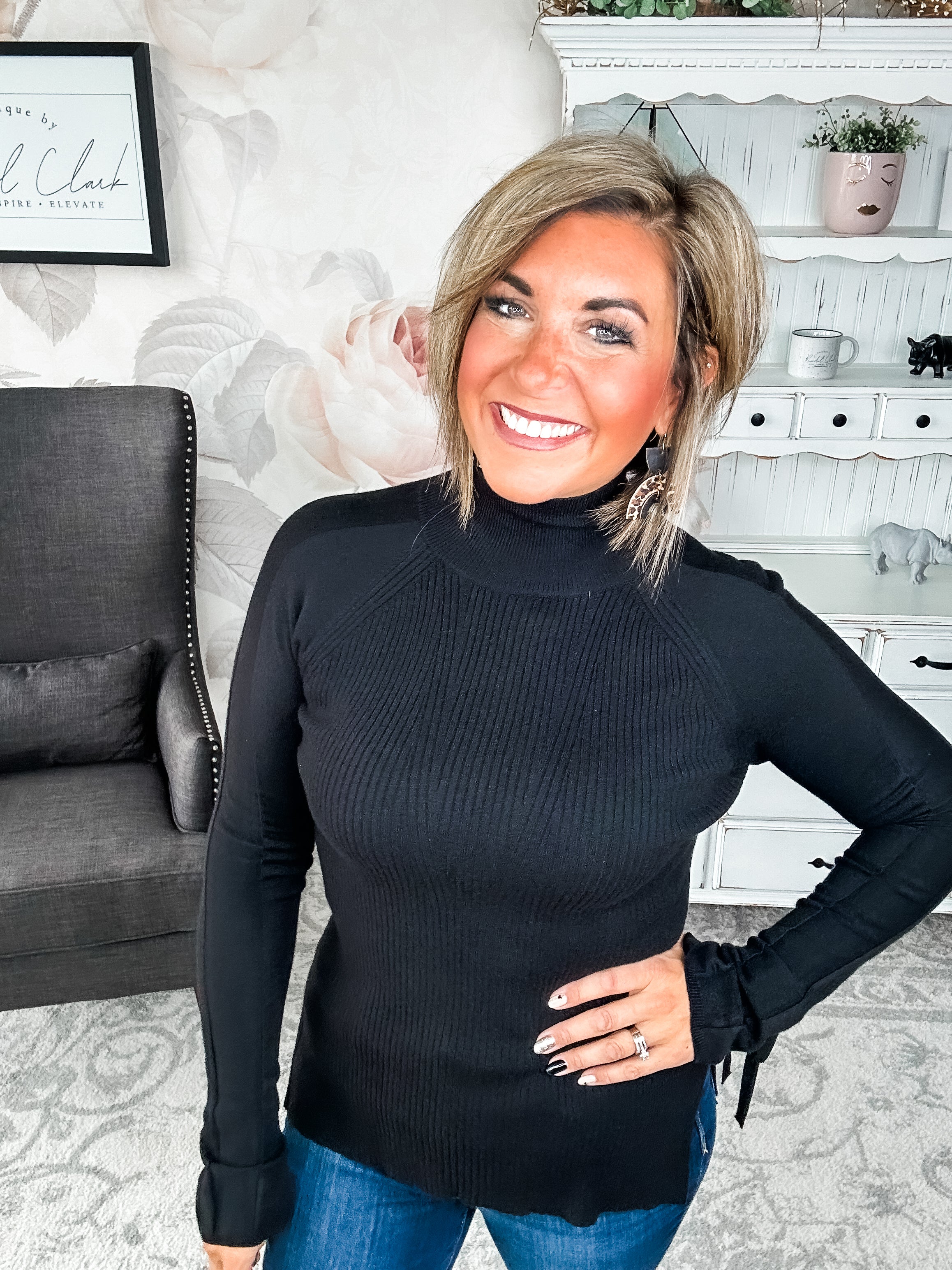 Already Gone Again Turtleneck Sweater