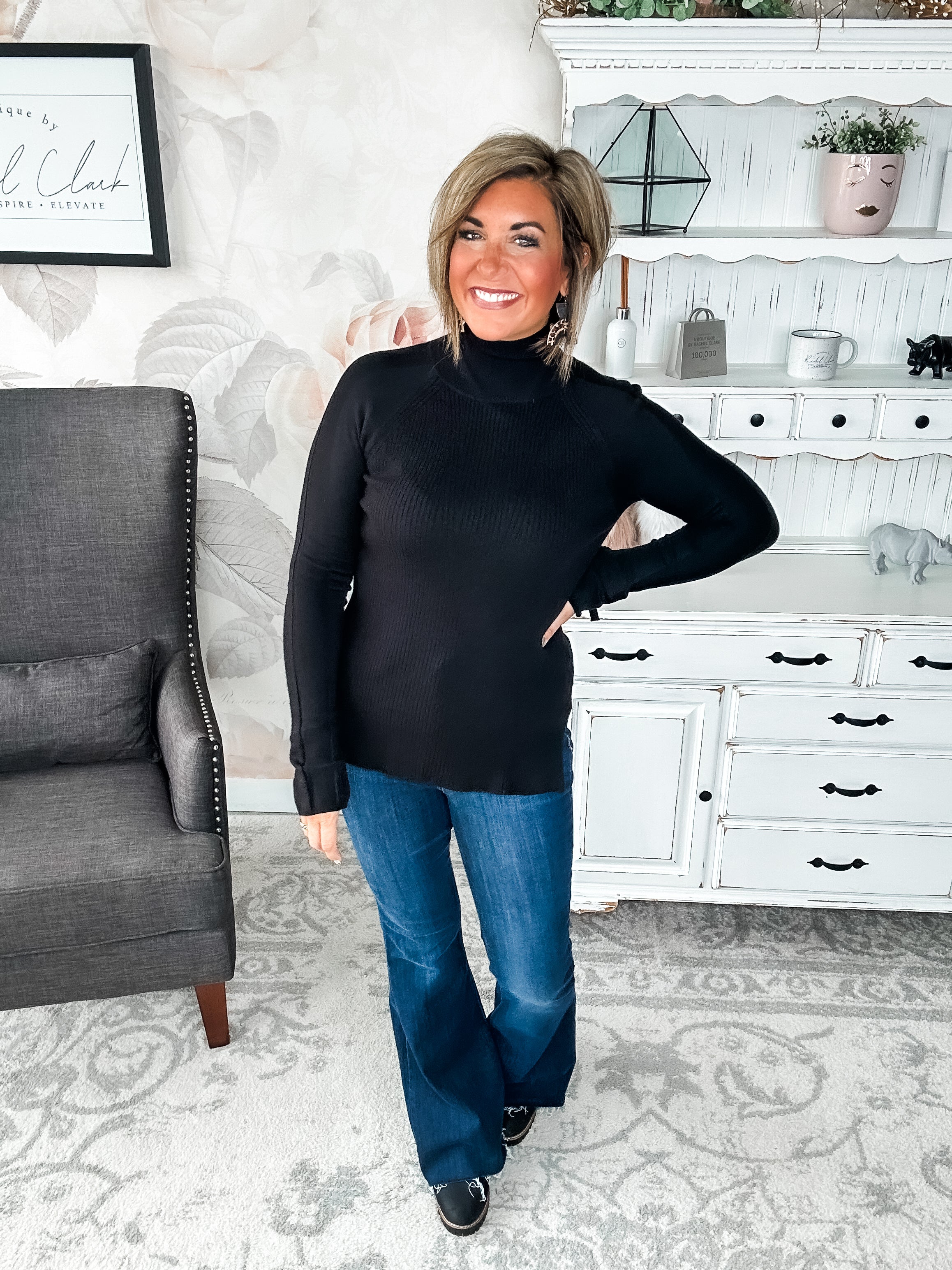 Already Gone Again Turtleneck Sweater