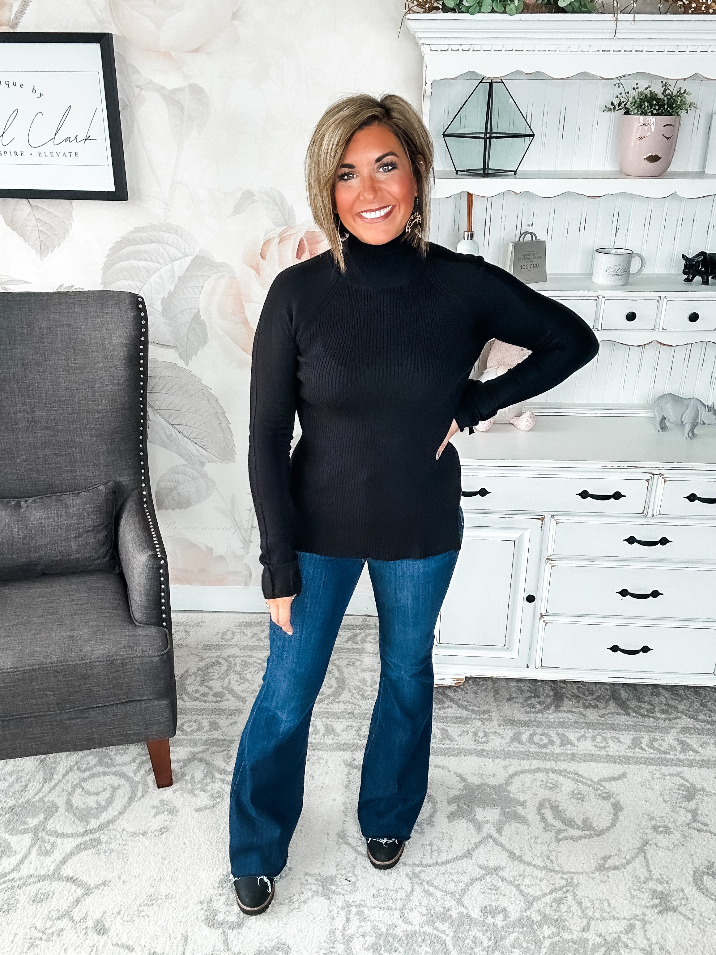 Already Gone Again Turtleneck Sweater