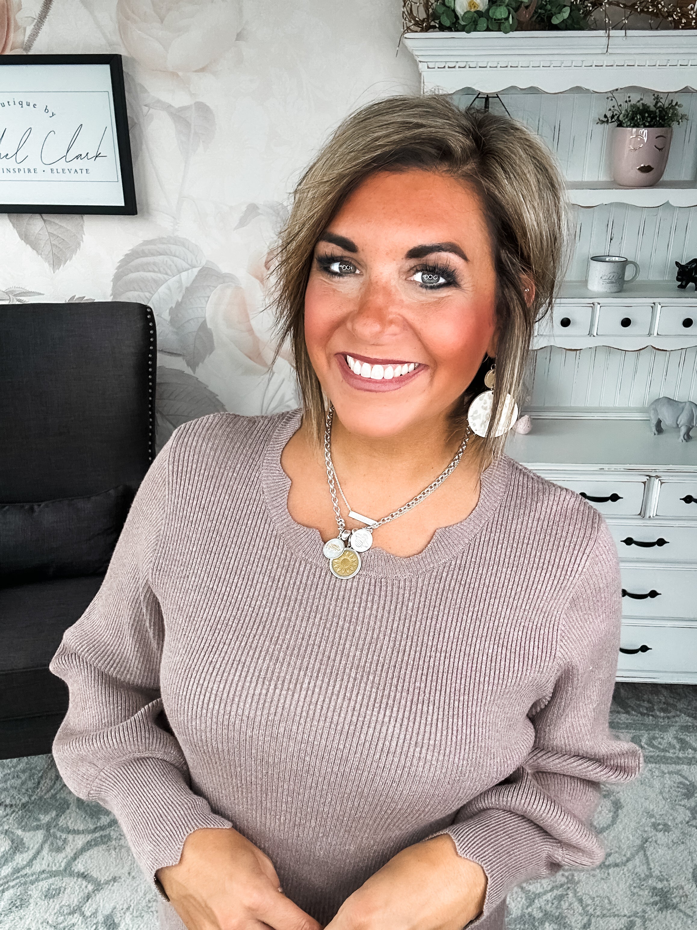 Positive Vibes Sweater Dress