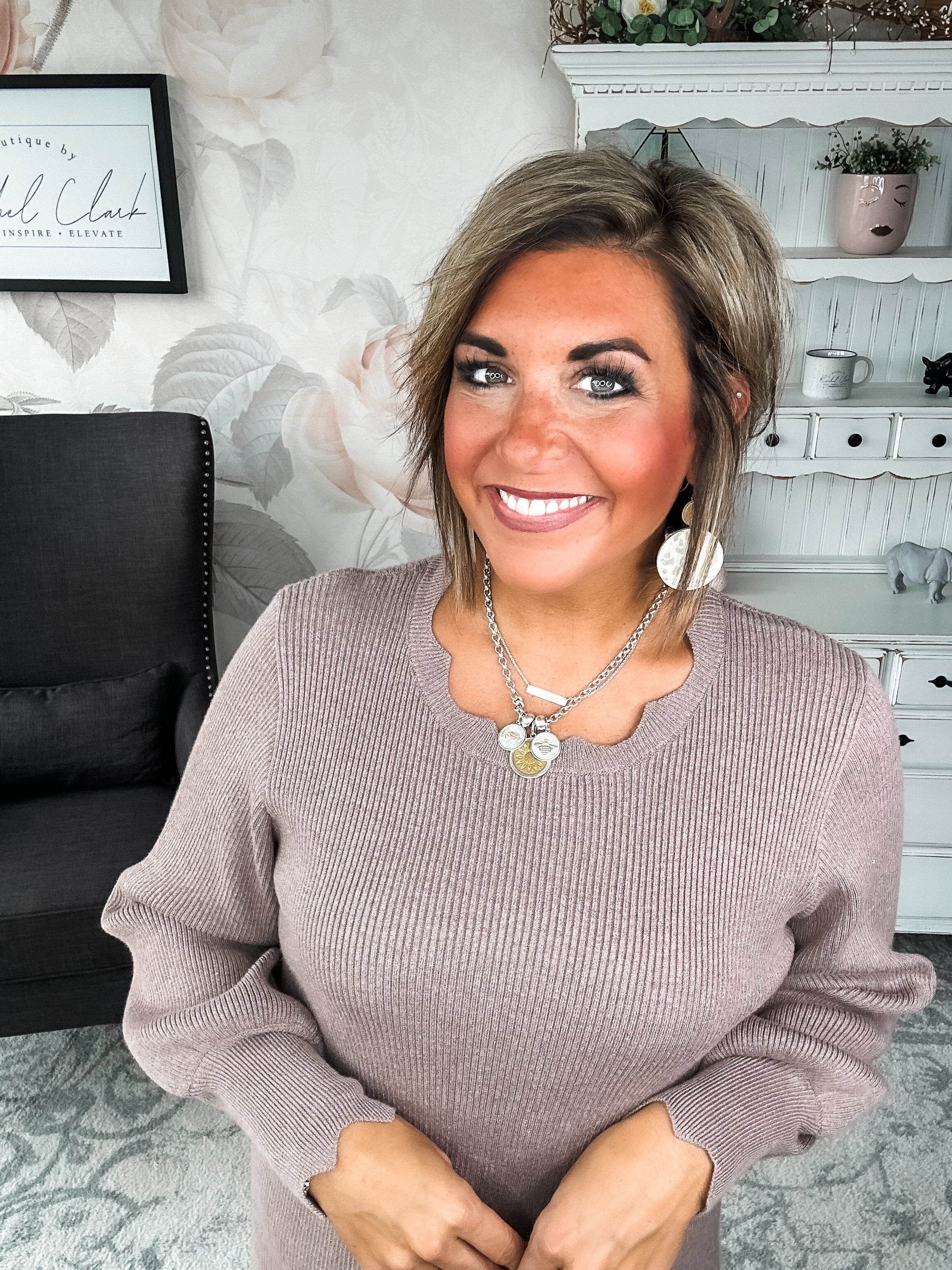 Positive Vibes Sweater Dress