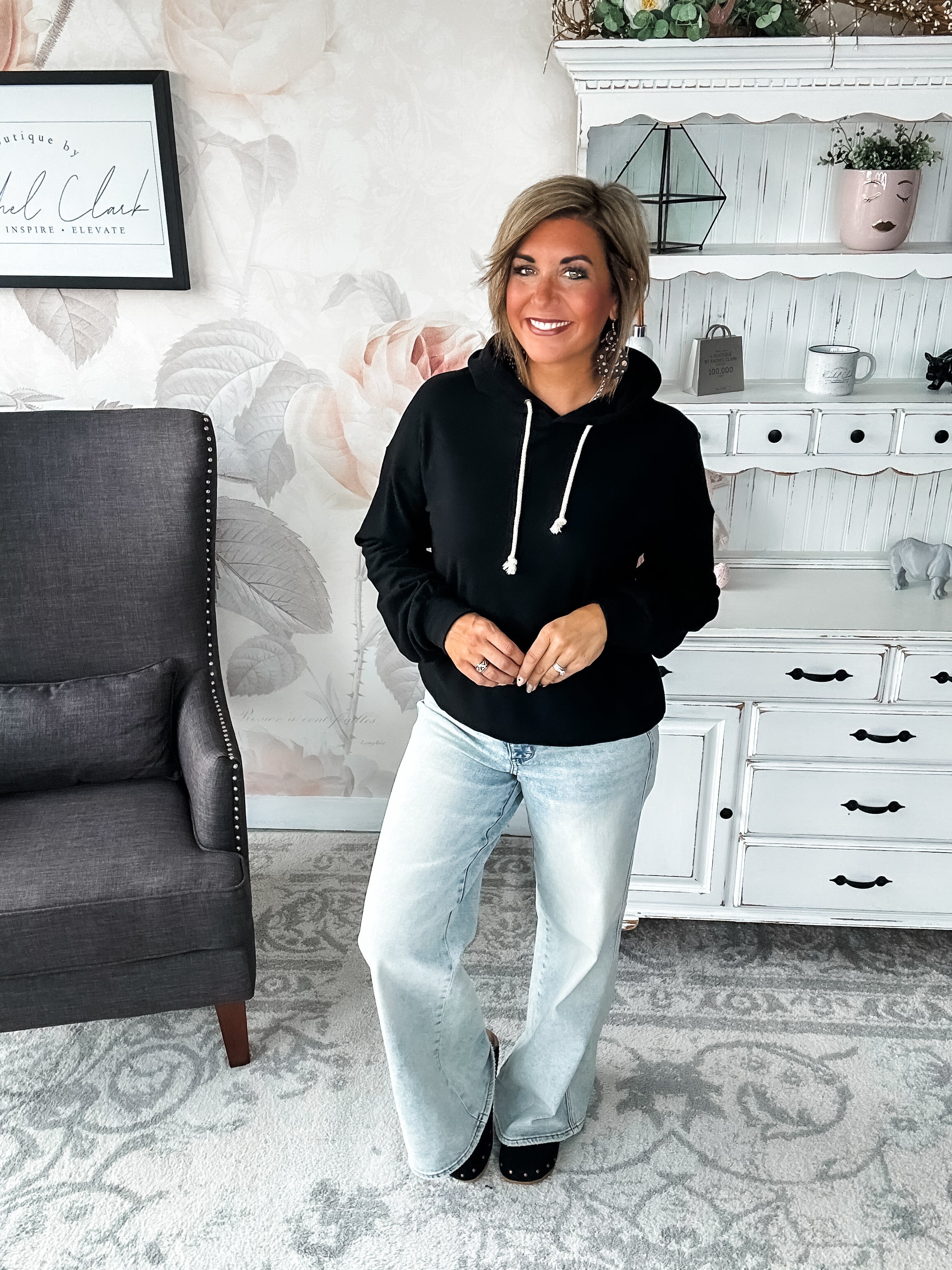 Ampersand Avenue Performance Fleece University Hoodie - Poppy Seed