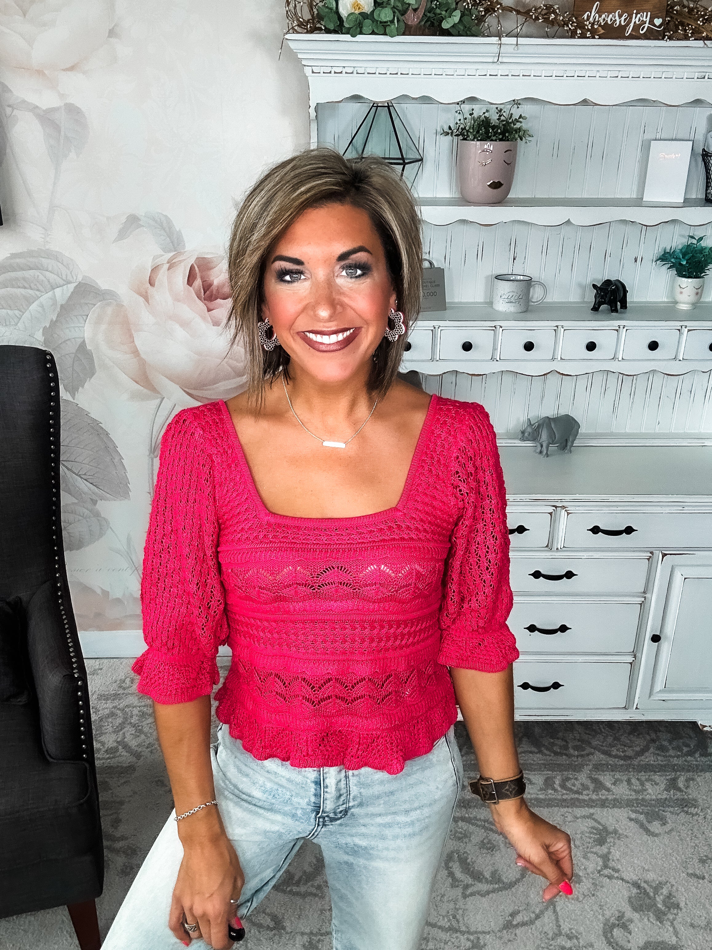 Feel You Fallin' Crochet Top