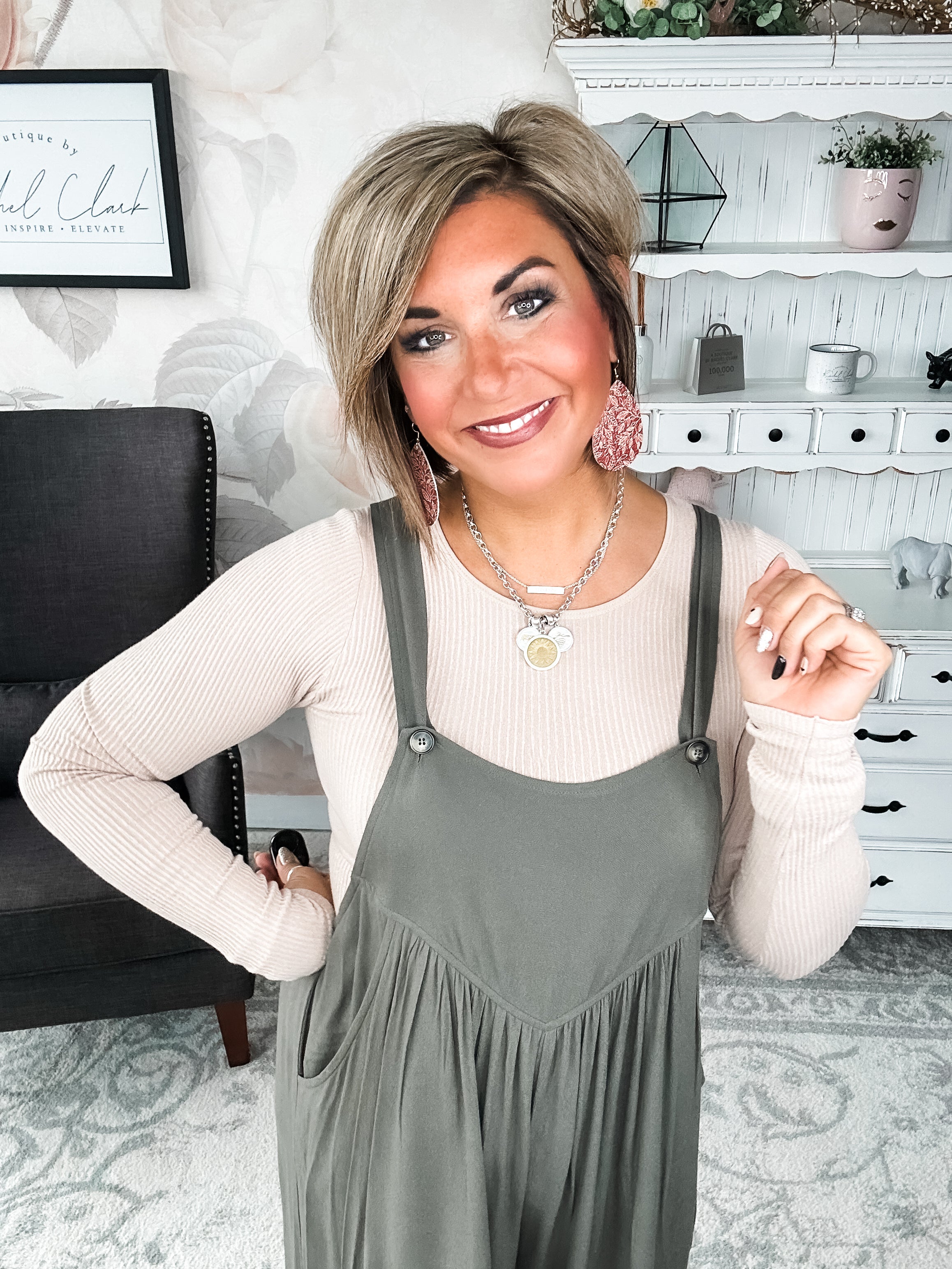 Now or Never Jumpsuit - Olive