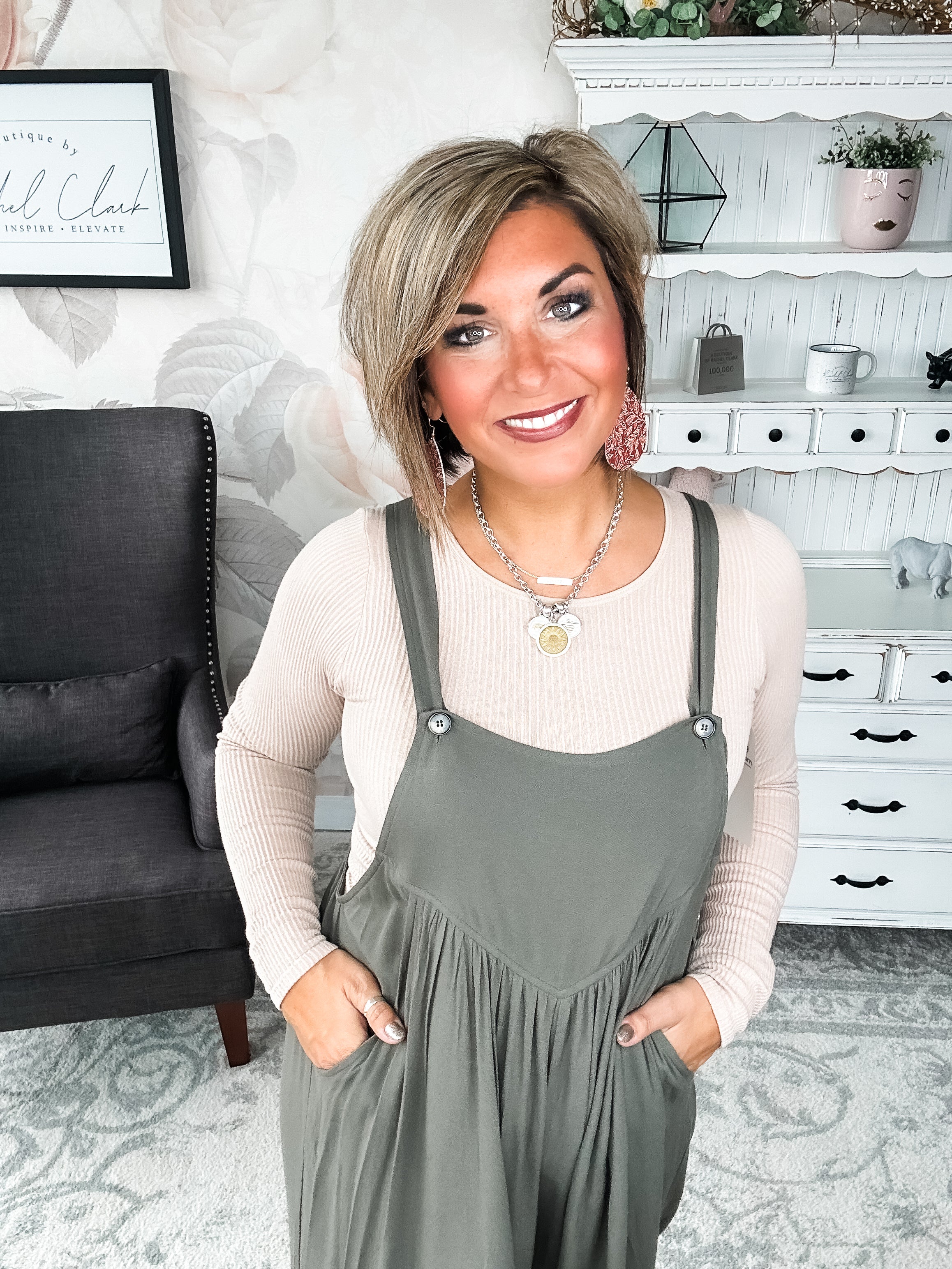 Now or Never Jumpsuit - Olive