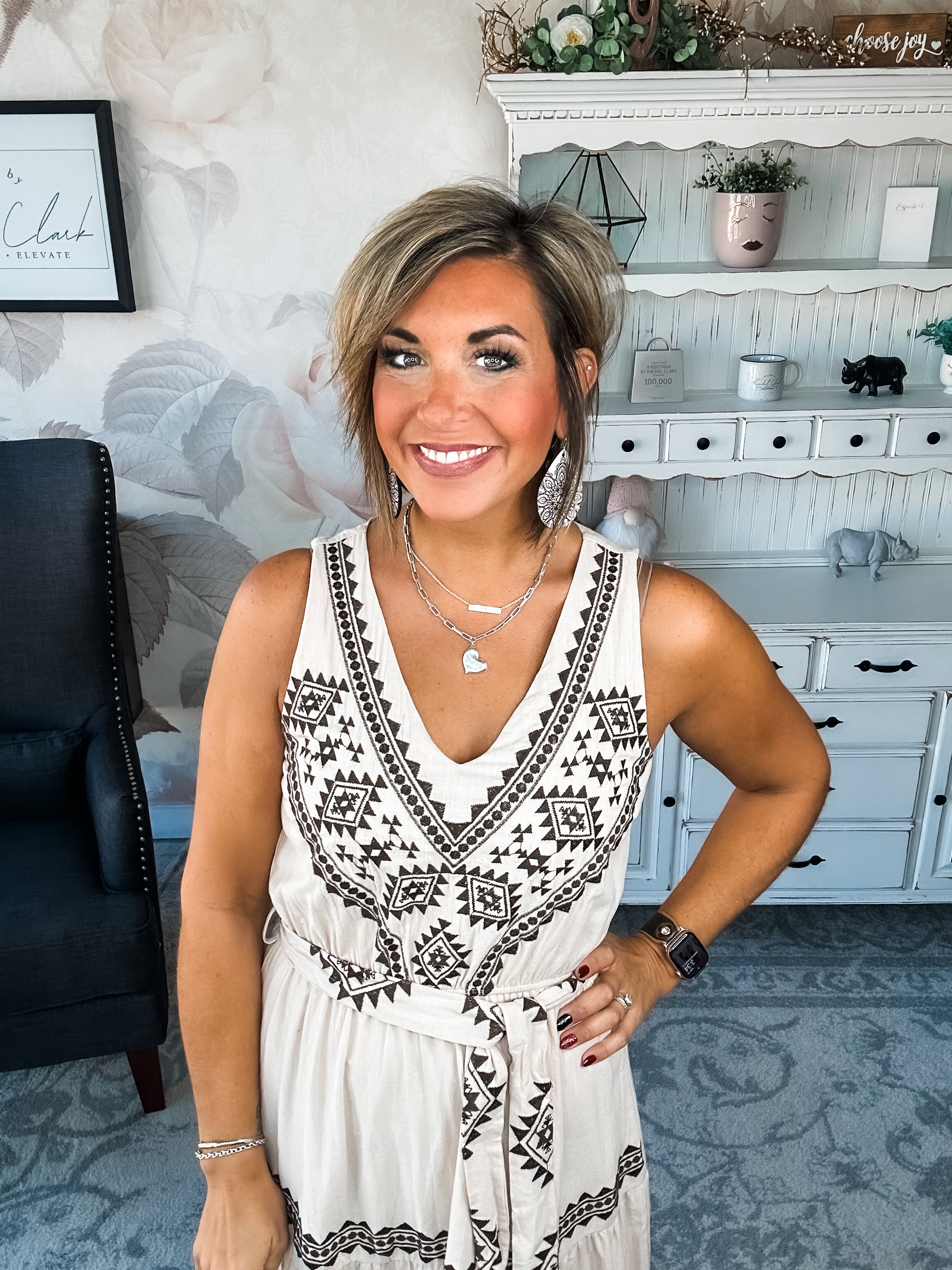 The Right Time Embroidered Dress