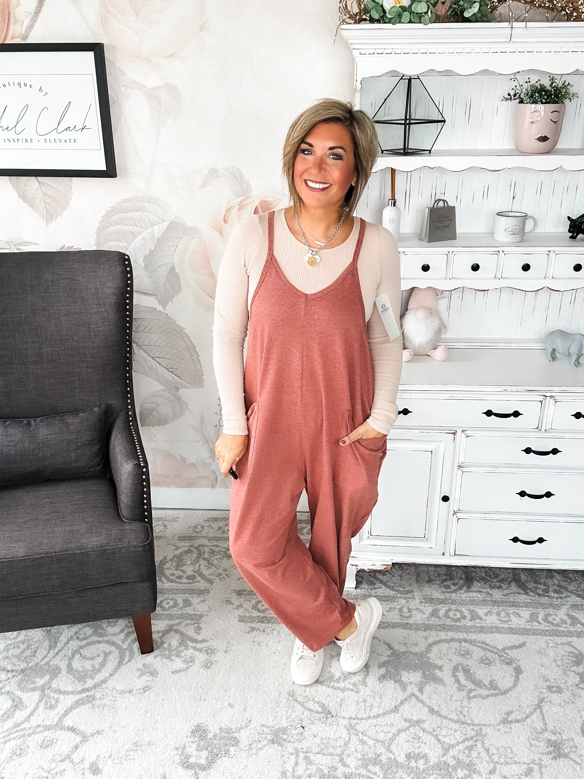 Not Afraid To Stay Jumpsuit