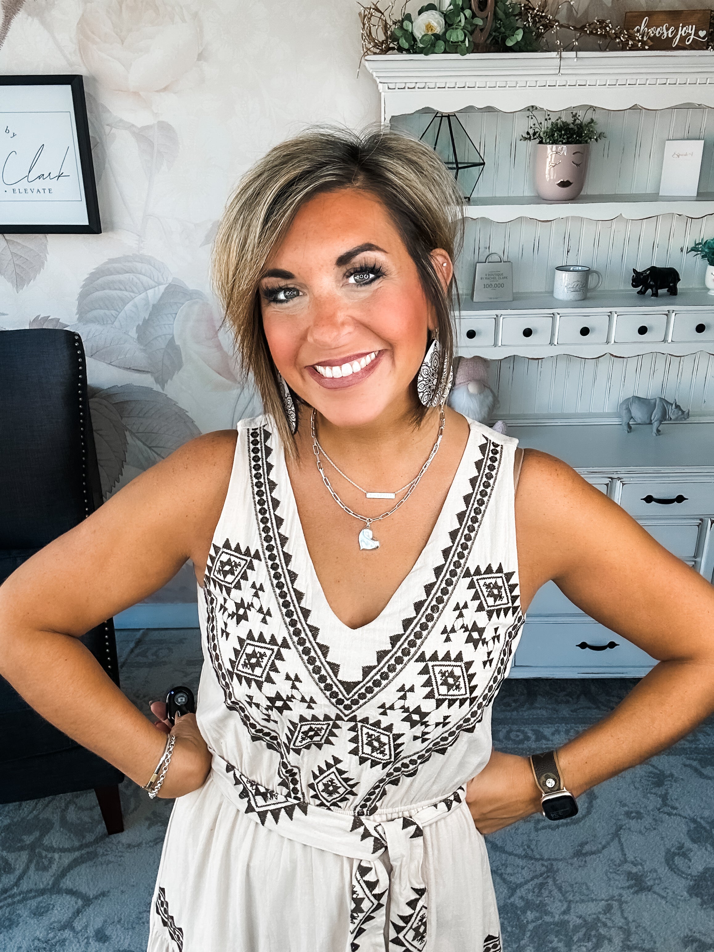 The Right Time Embroidered Dress