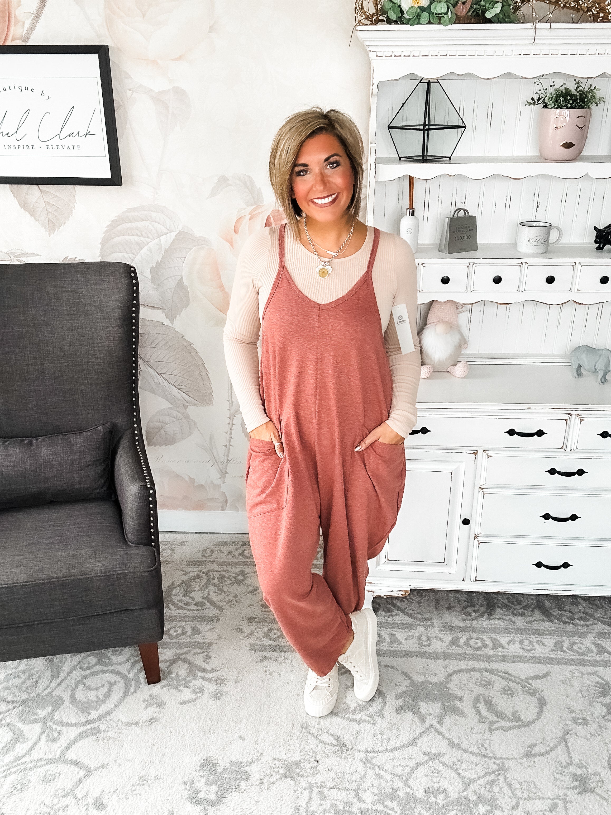 Not Afraid To Stay Jumpsuit