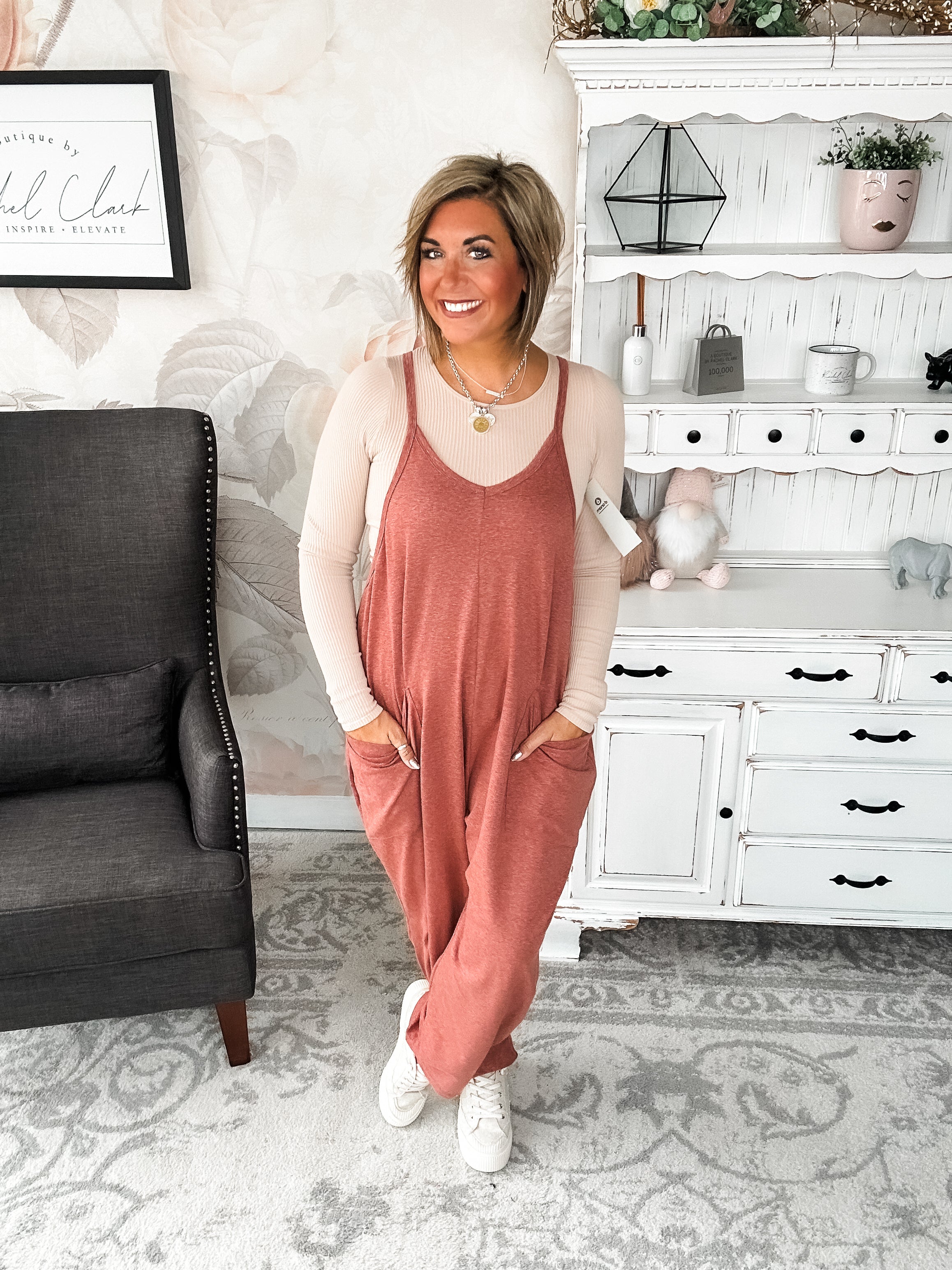 Not Afraid To Stay Jumpsuit