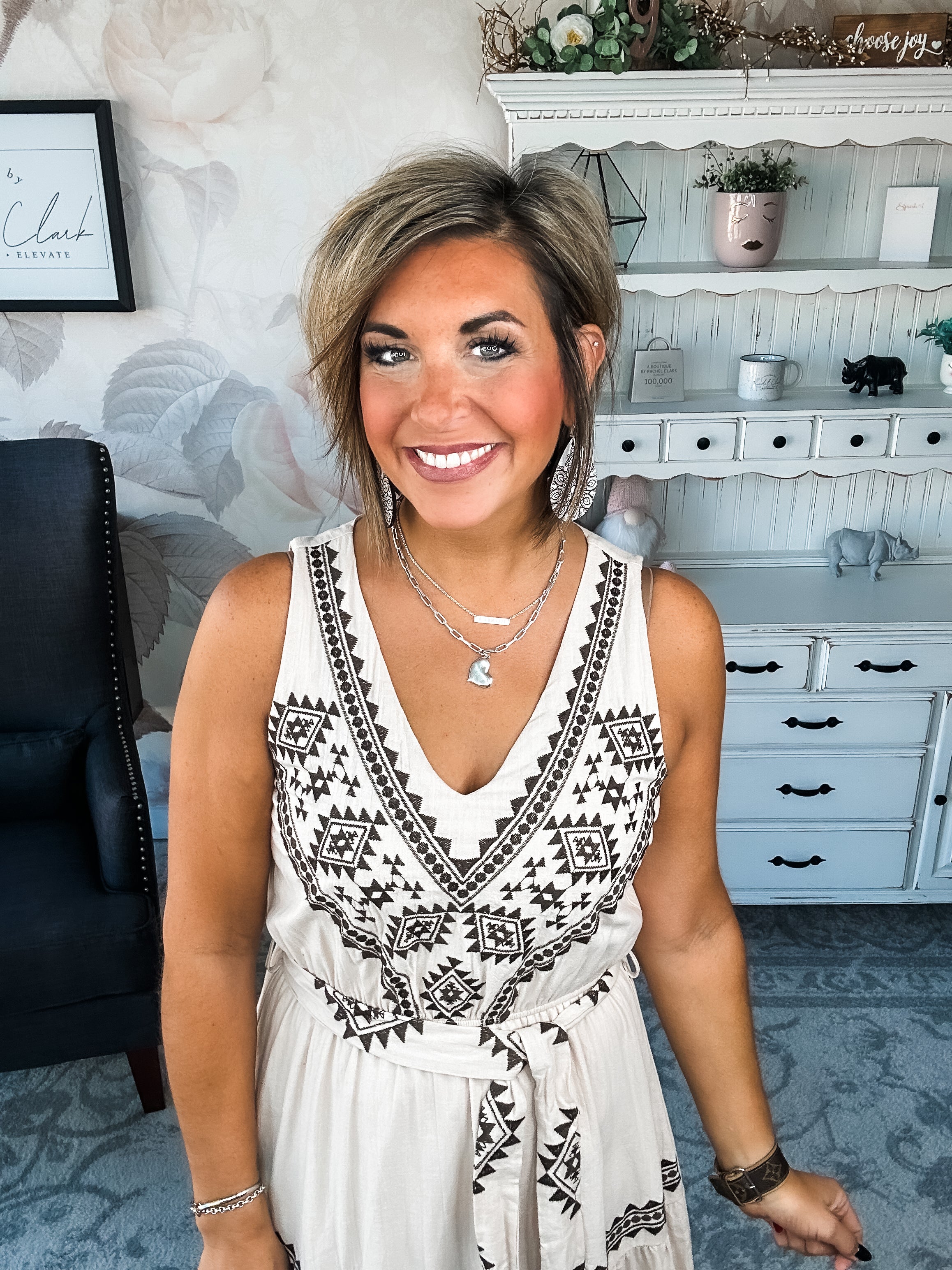 The Right Time Embroidered Dress