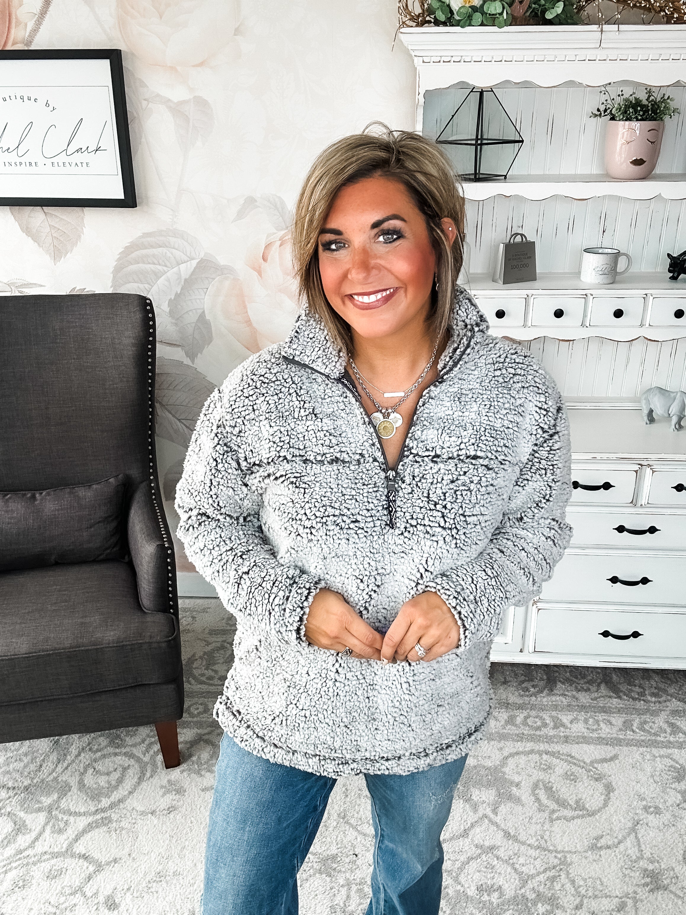 Into The Arctic Sherpa Pullover