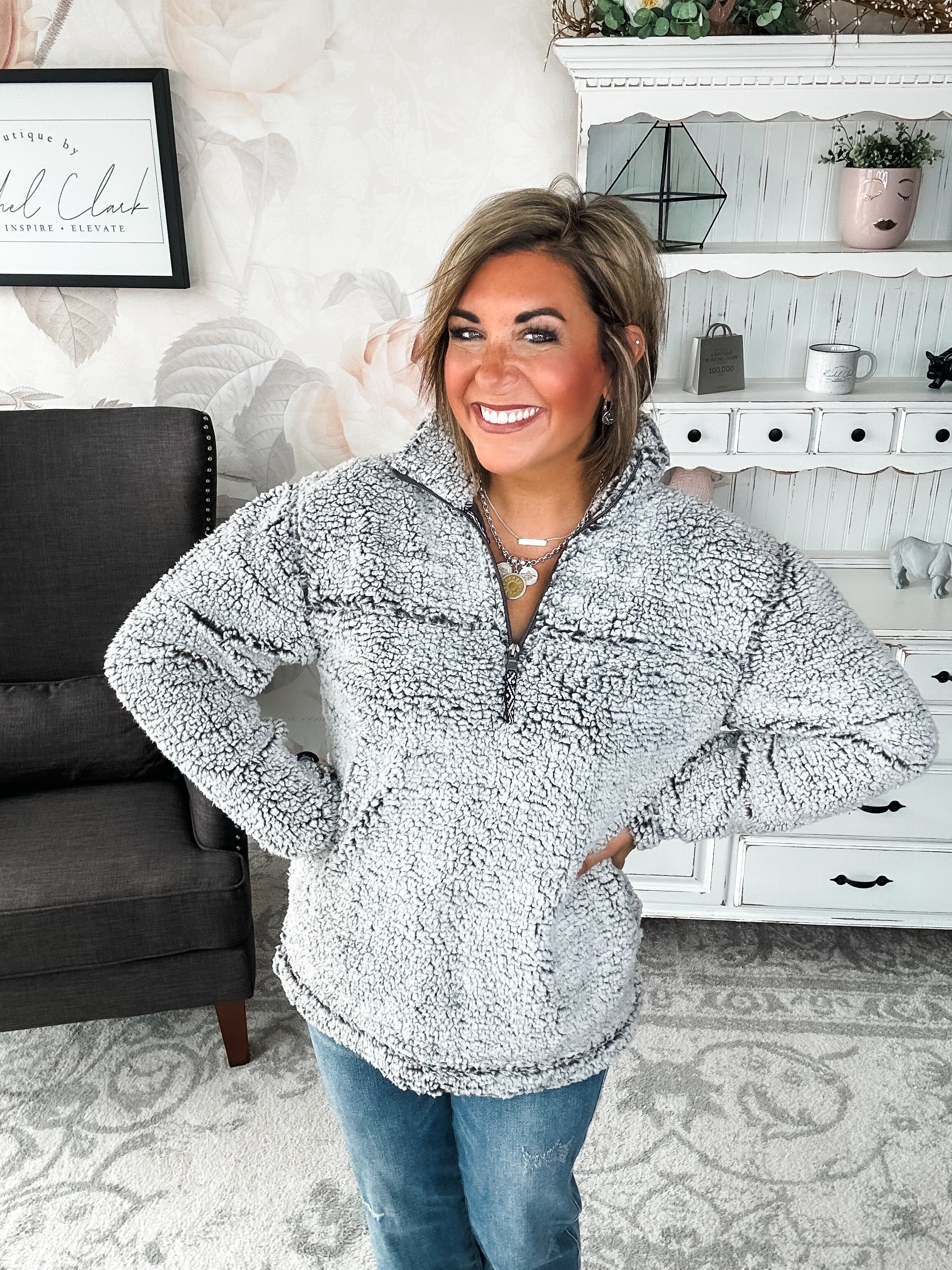 Into The Arctic Sherpa Pullover
