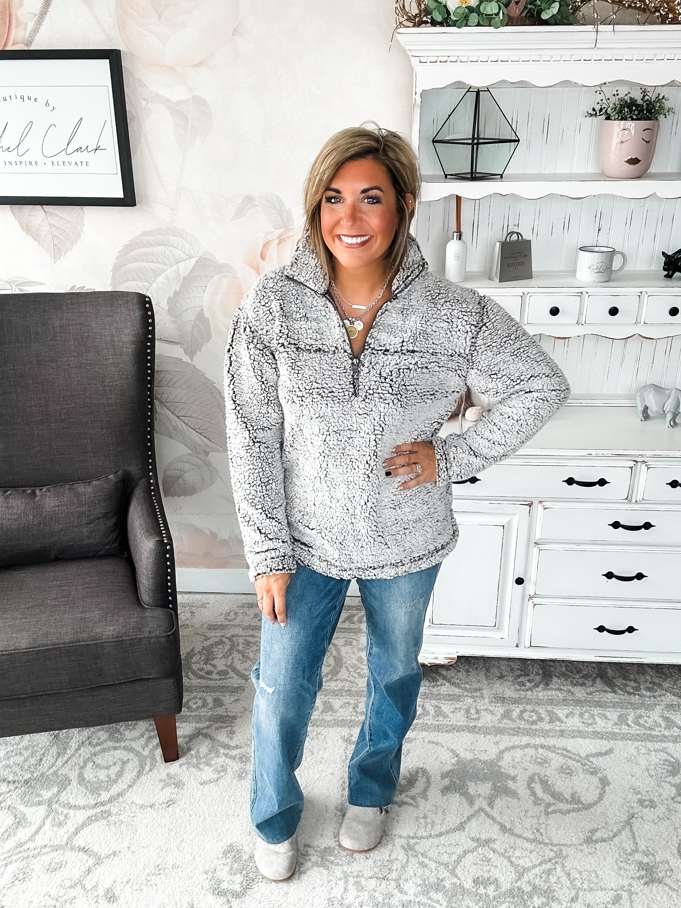 Into The Arctic Sherpa Pullover