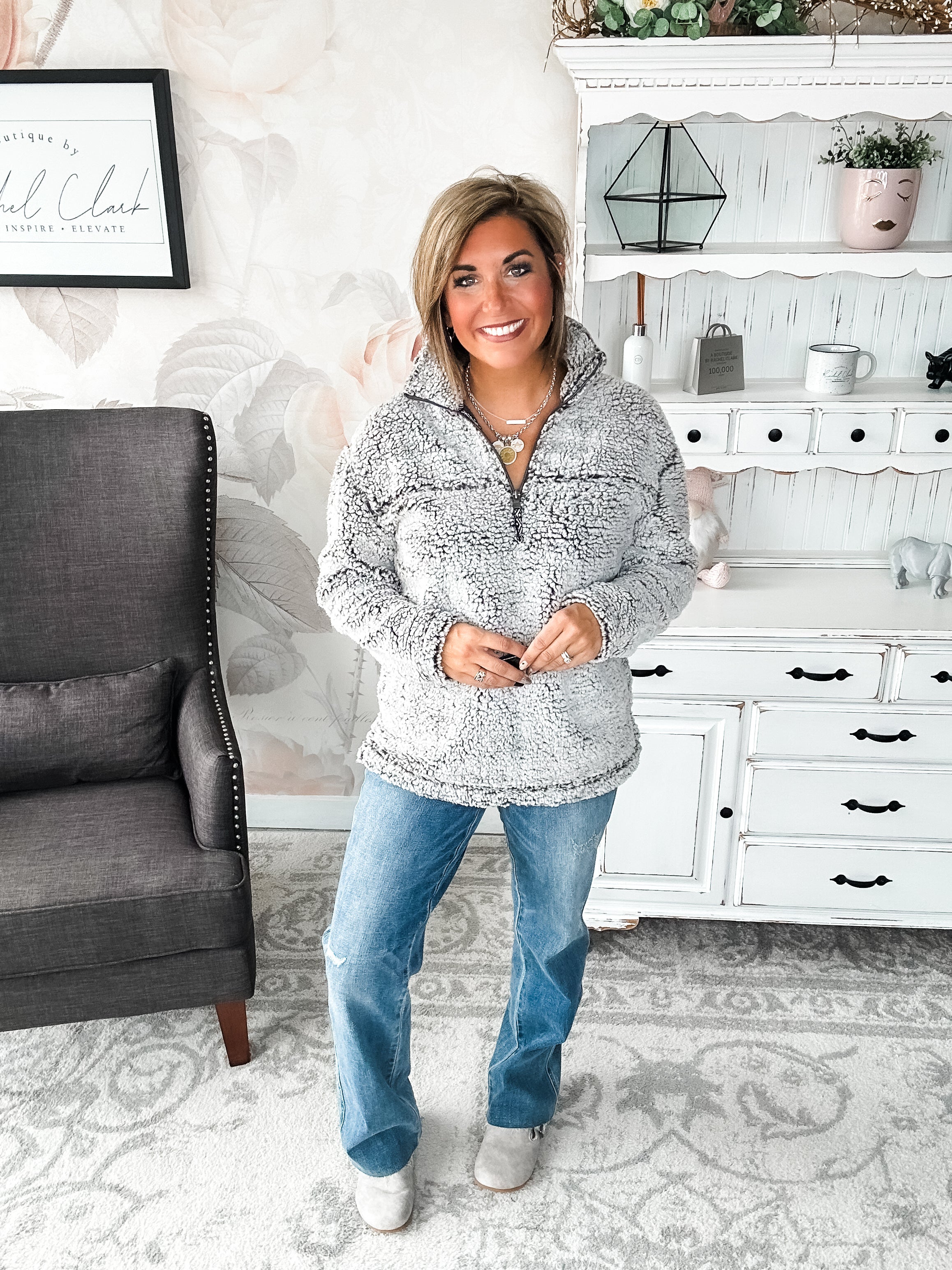 Into The Arctic Sherpa Pullover