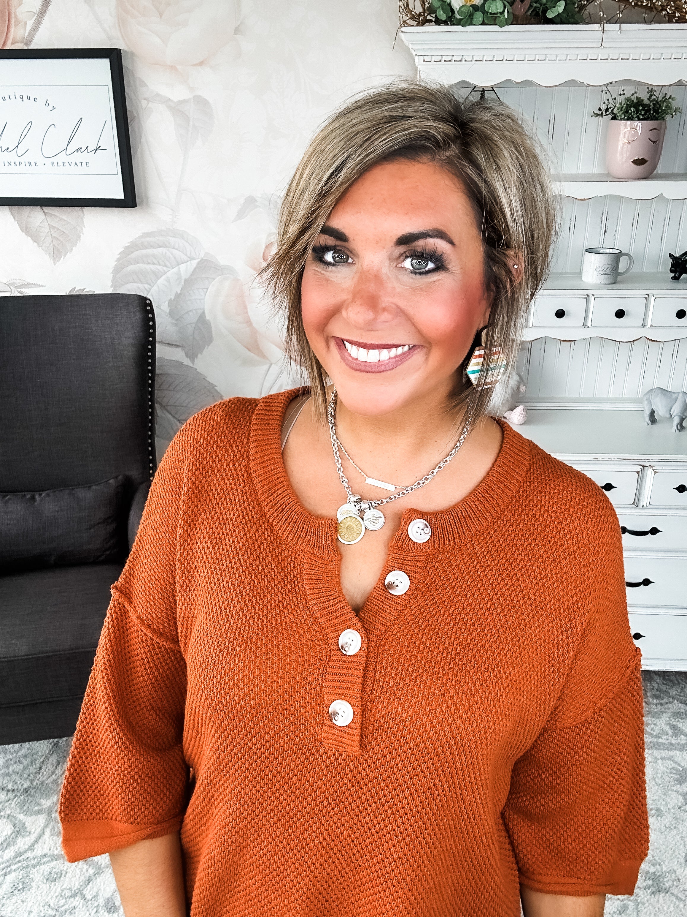 At Last Sweater - Rust