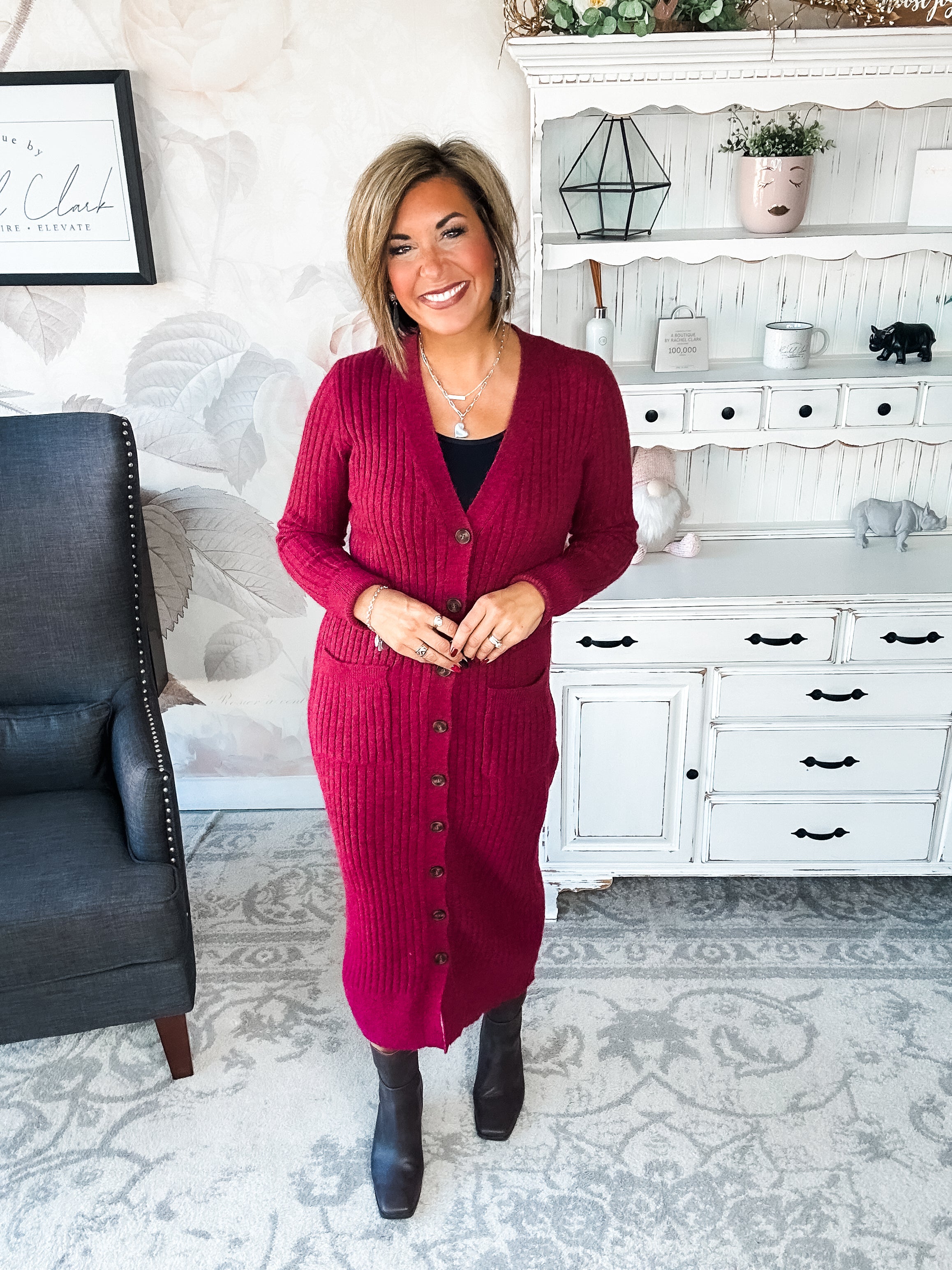 Burning Fire Cardigan