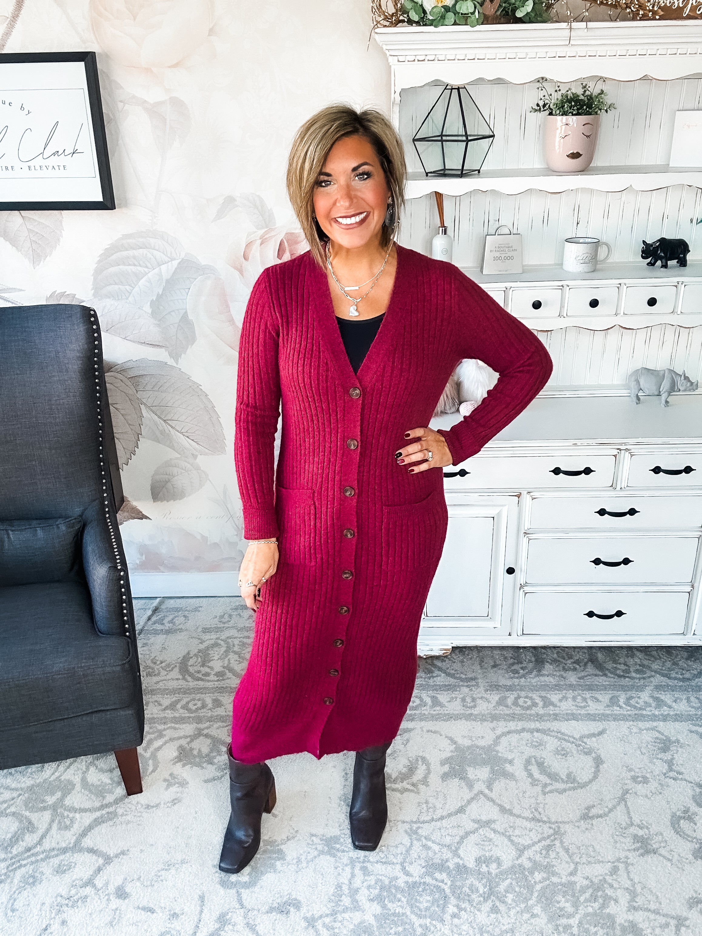 Burning Fire Cardigan