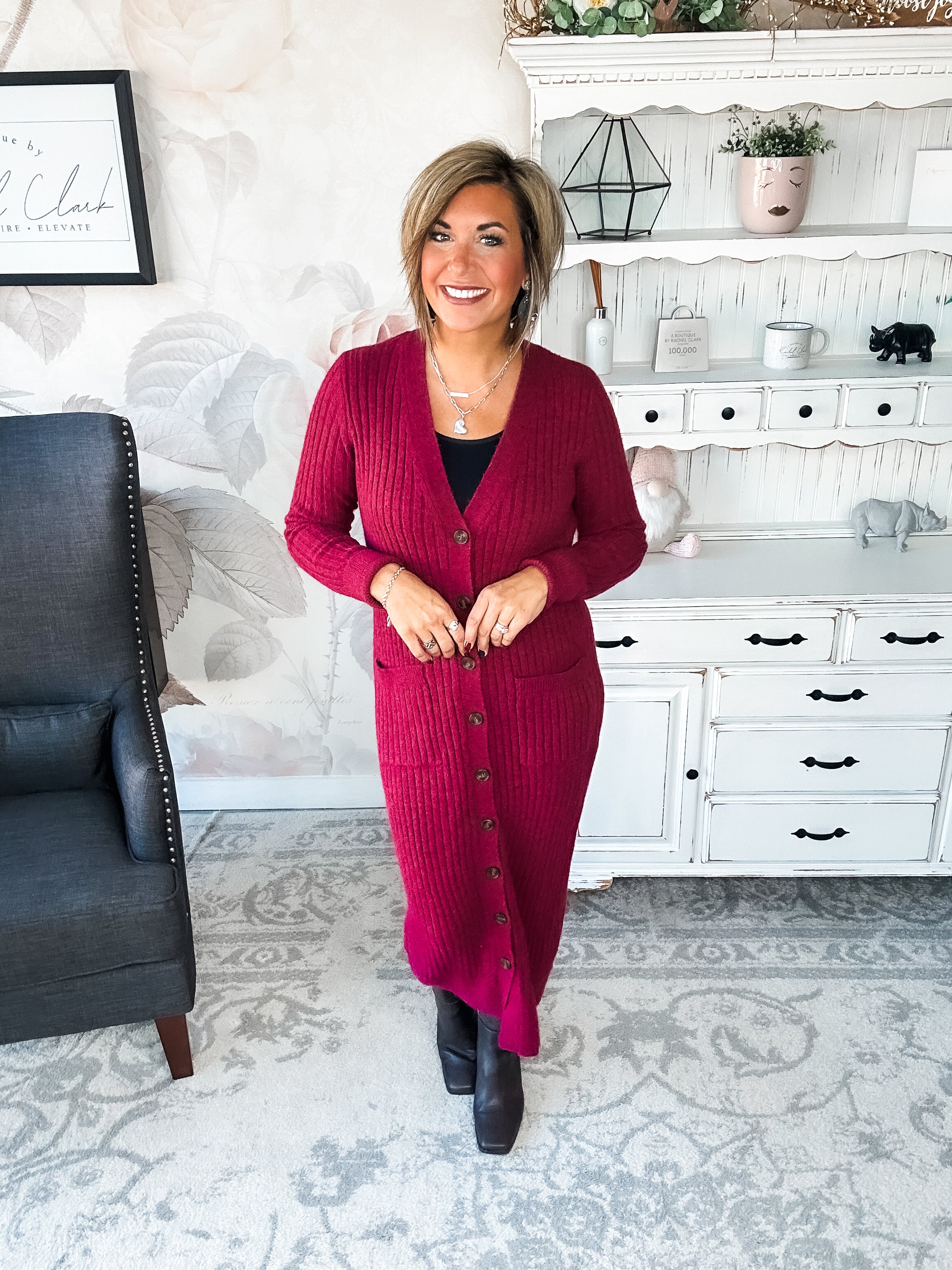 Burning Fire Cardigan