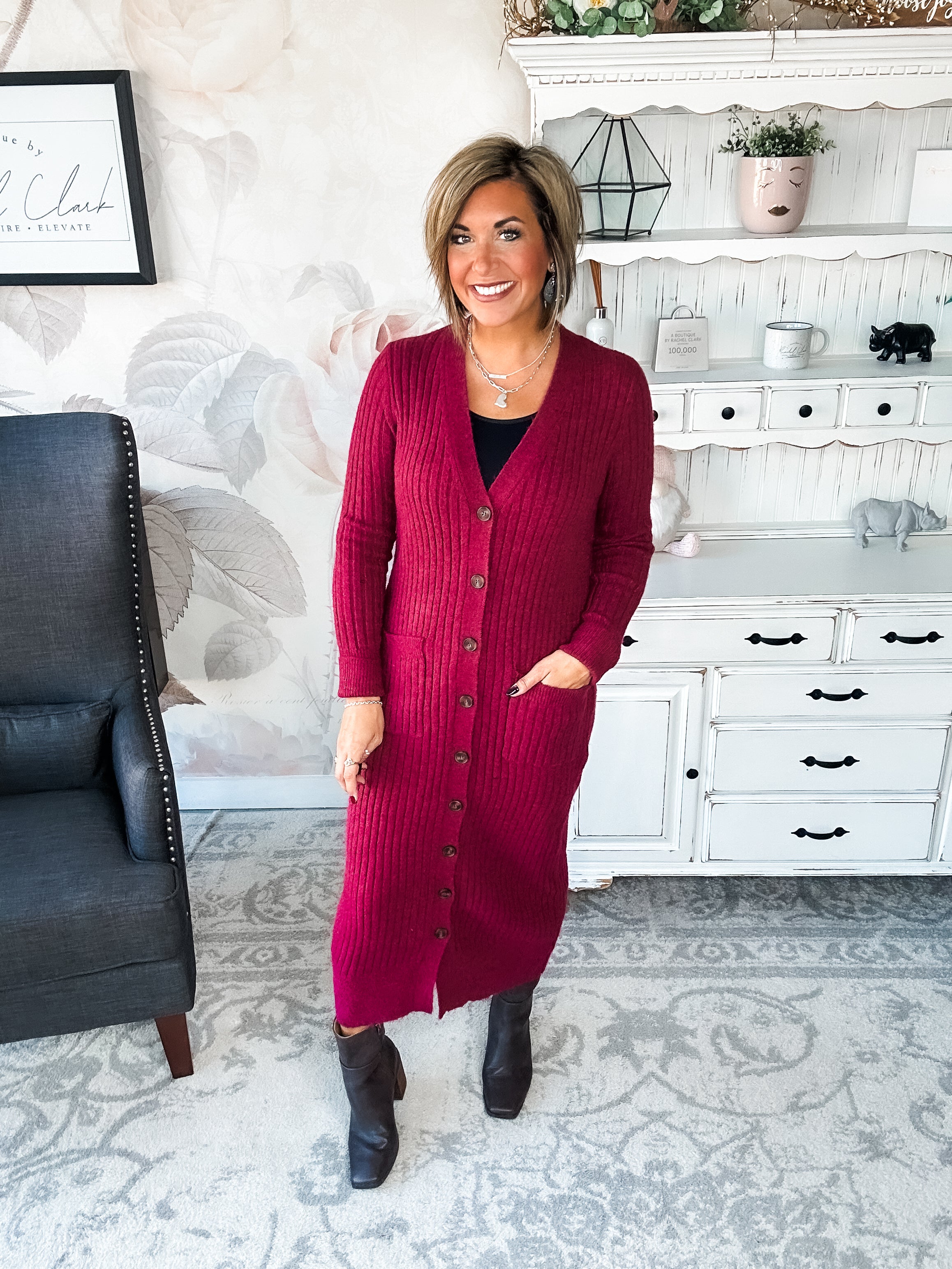 Burning Fire Cardigan