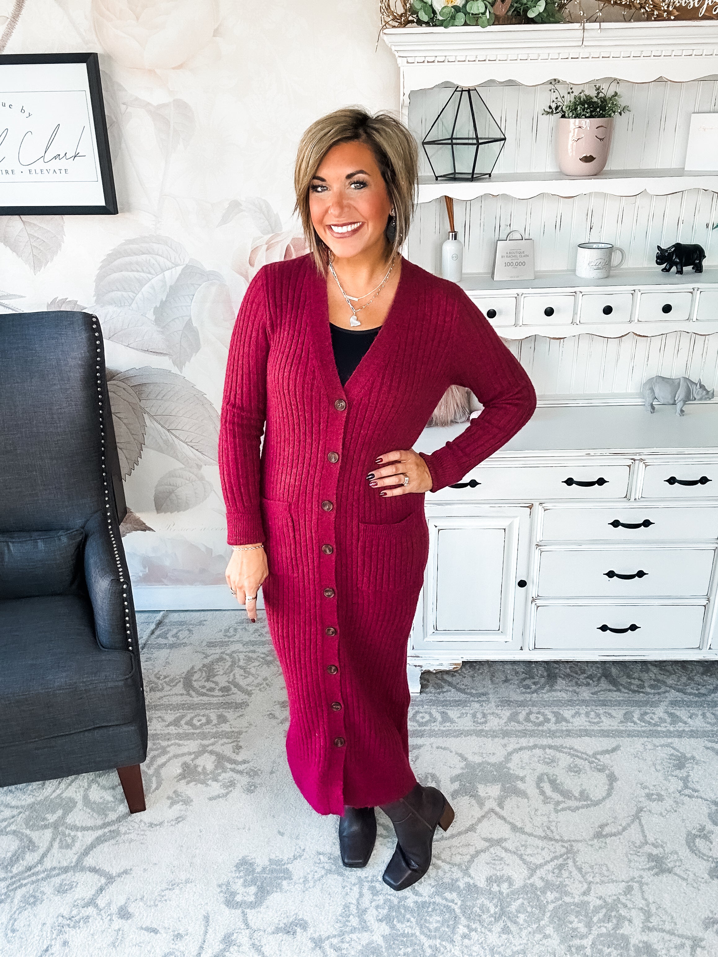 Burning Fire Cardigan