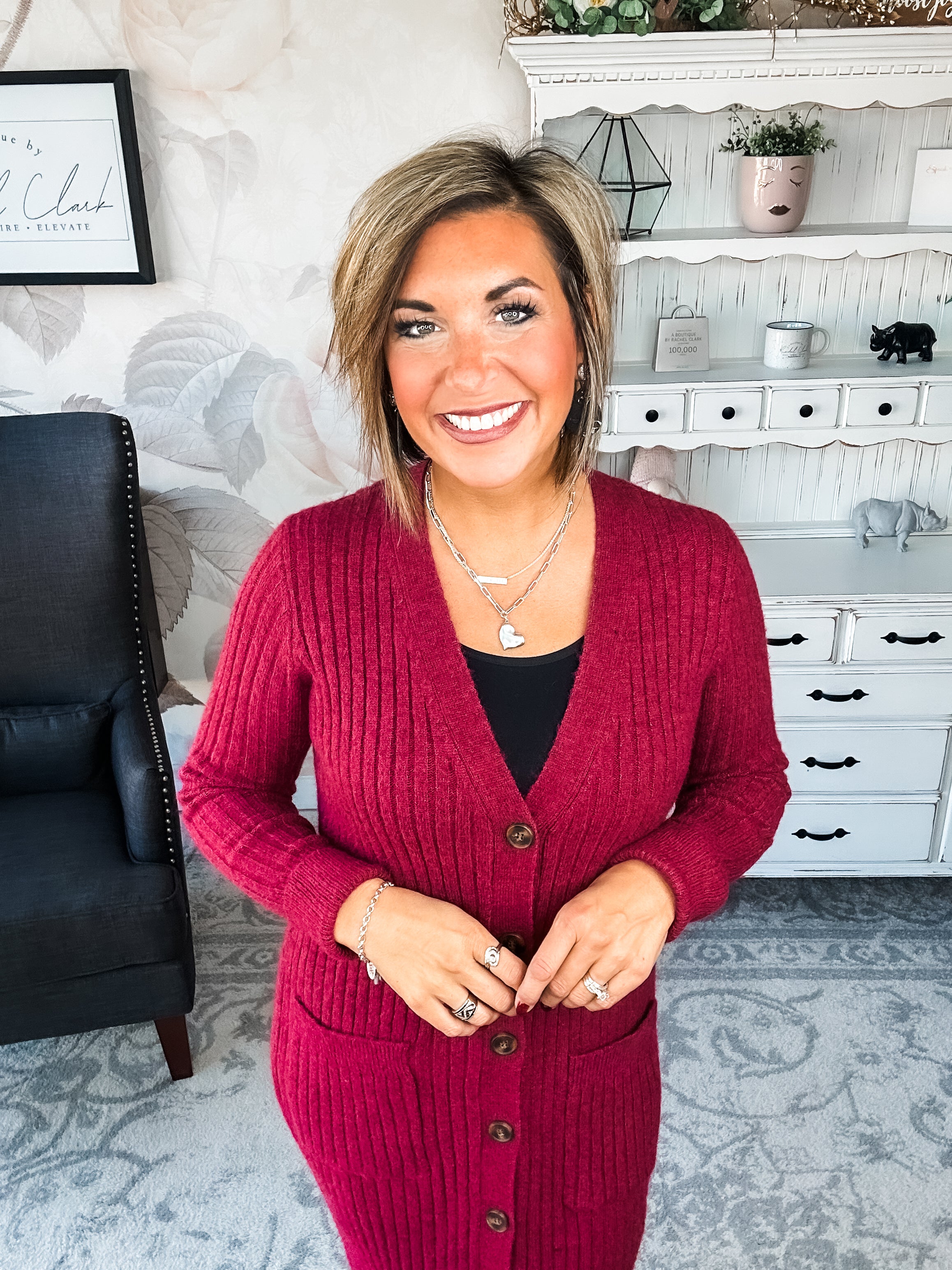 Burning Fire Cardigan