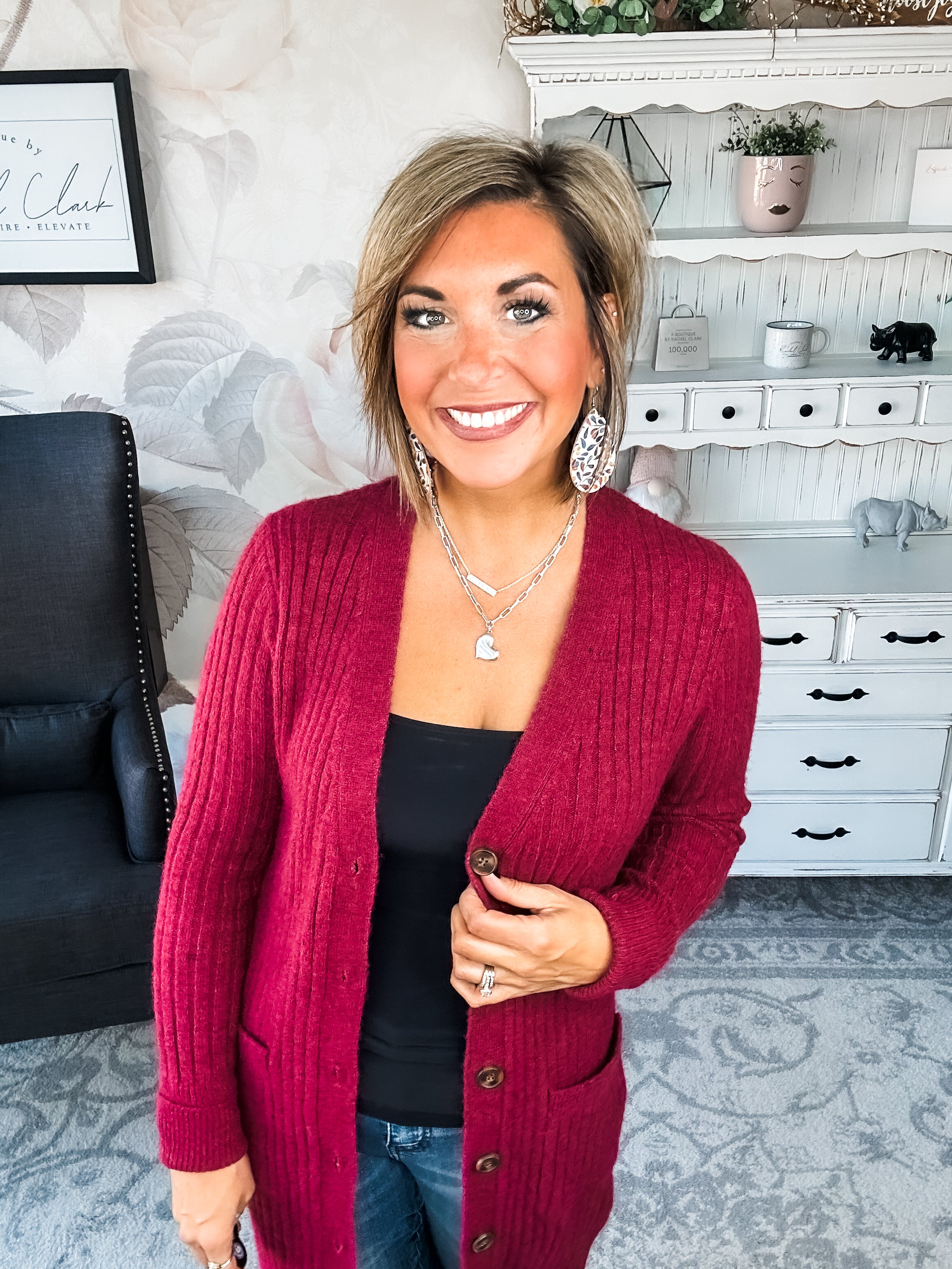 Burning Fire Cardigan