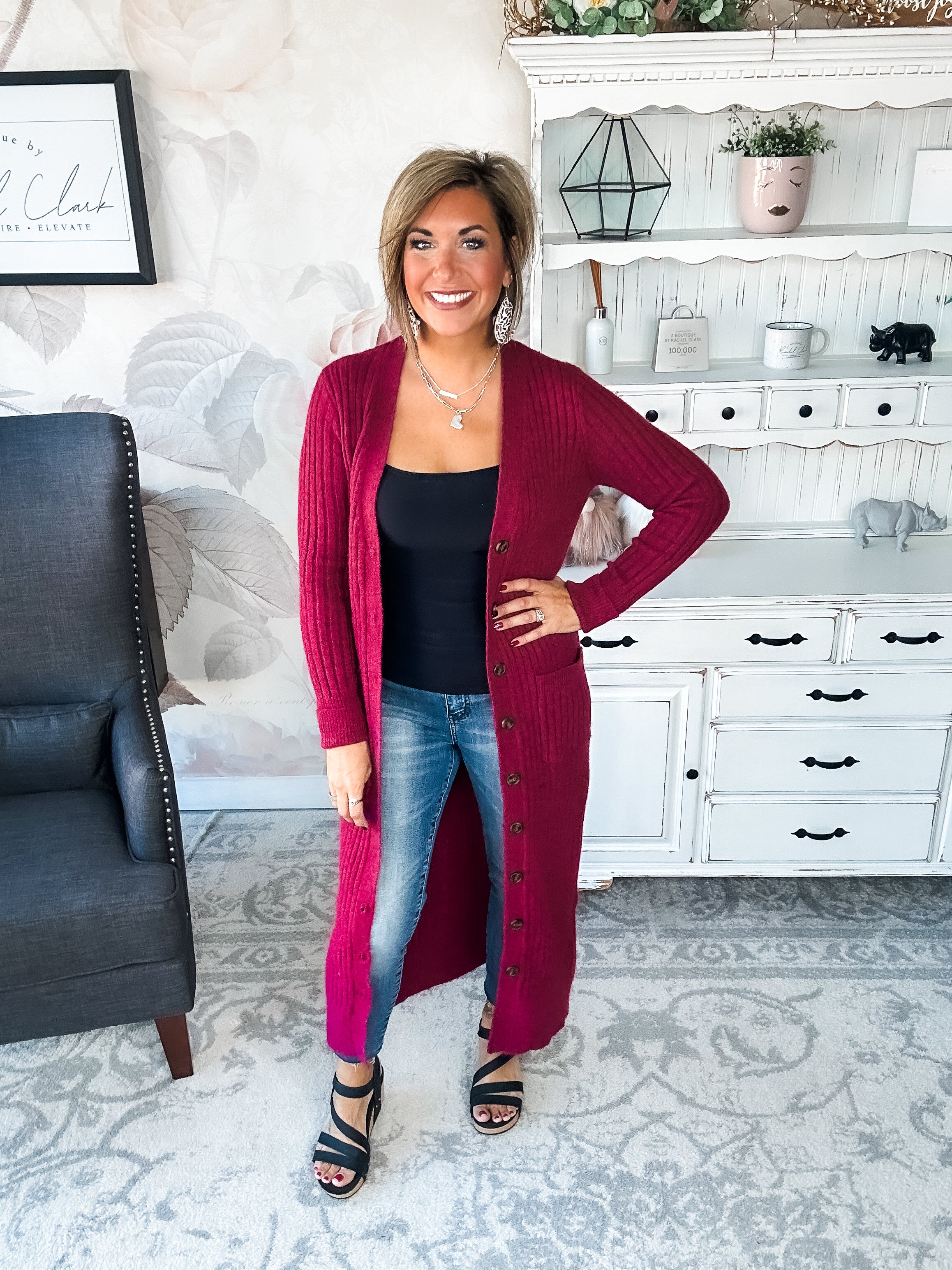 Burning Fire Cardigan