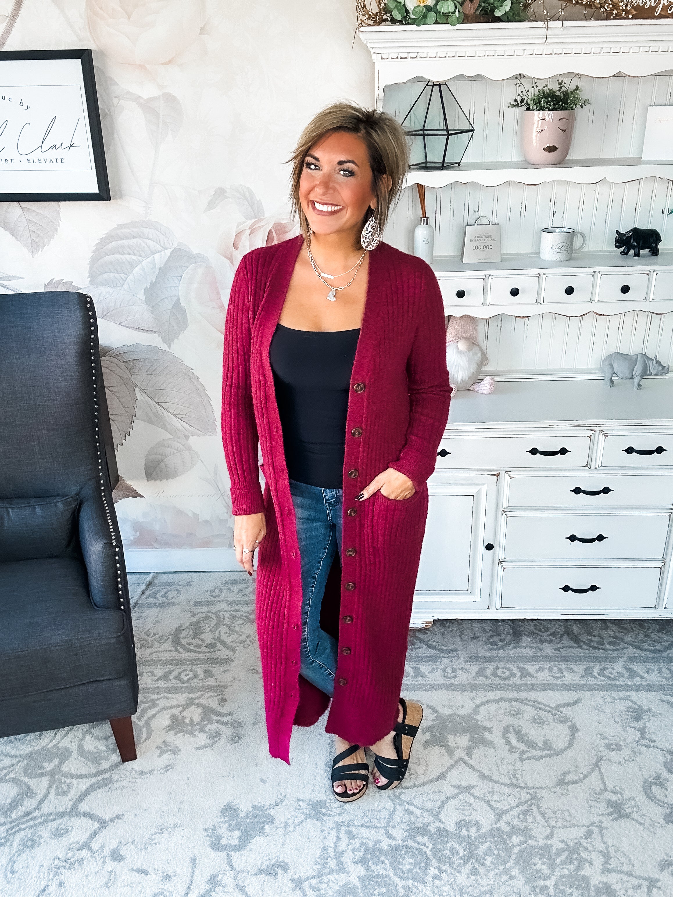 Burning Fire Cardigan