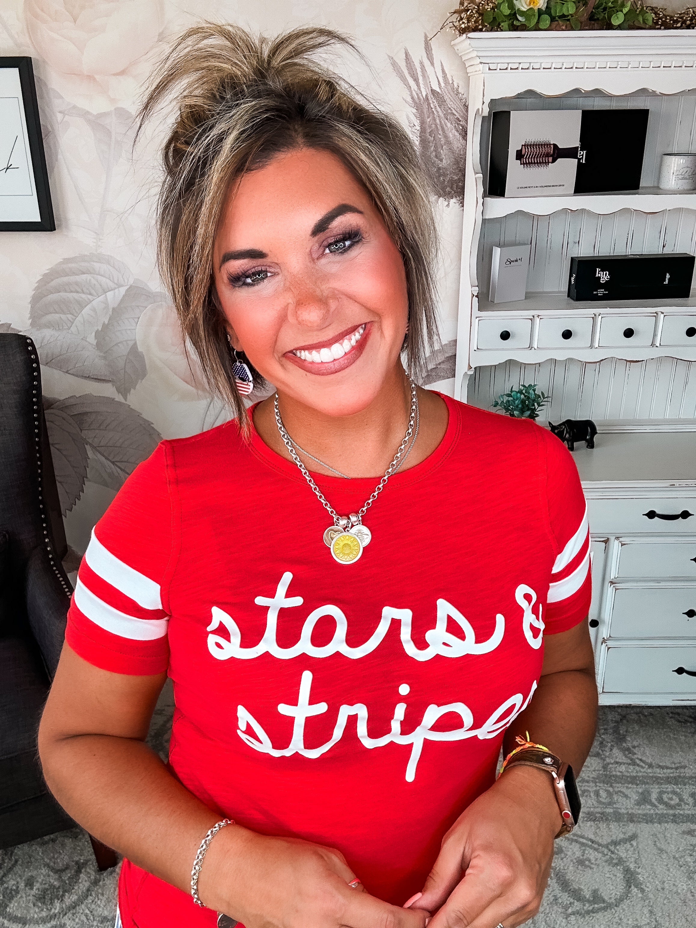 Ampersand Avenue Tee - Stars & Stripes
