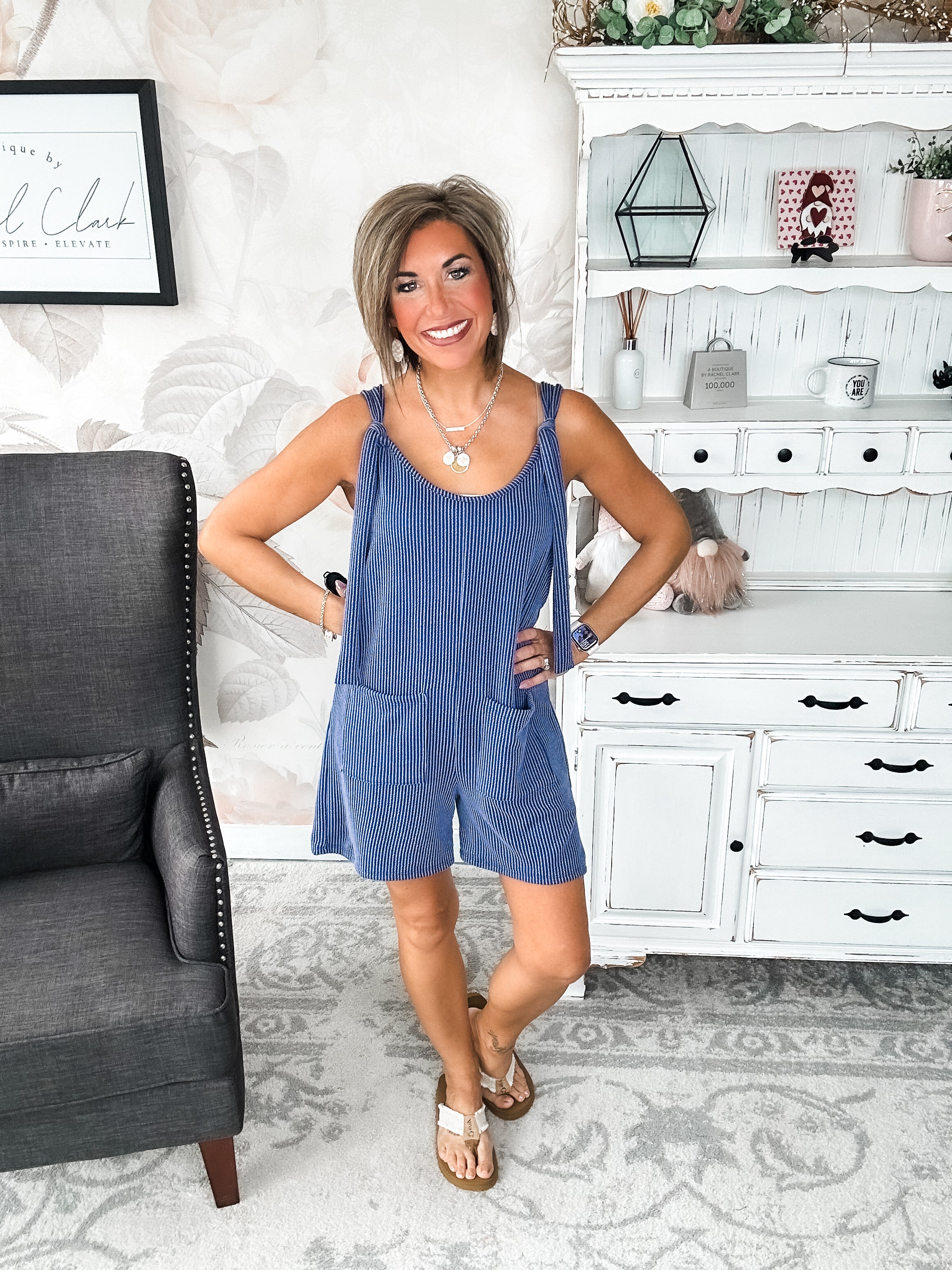 Time To Rock That Ribbed Romper