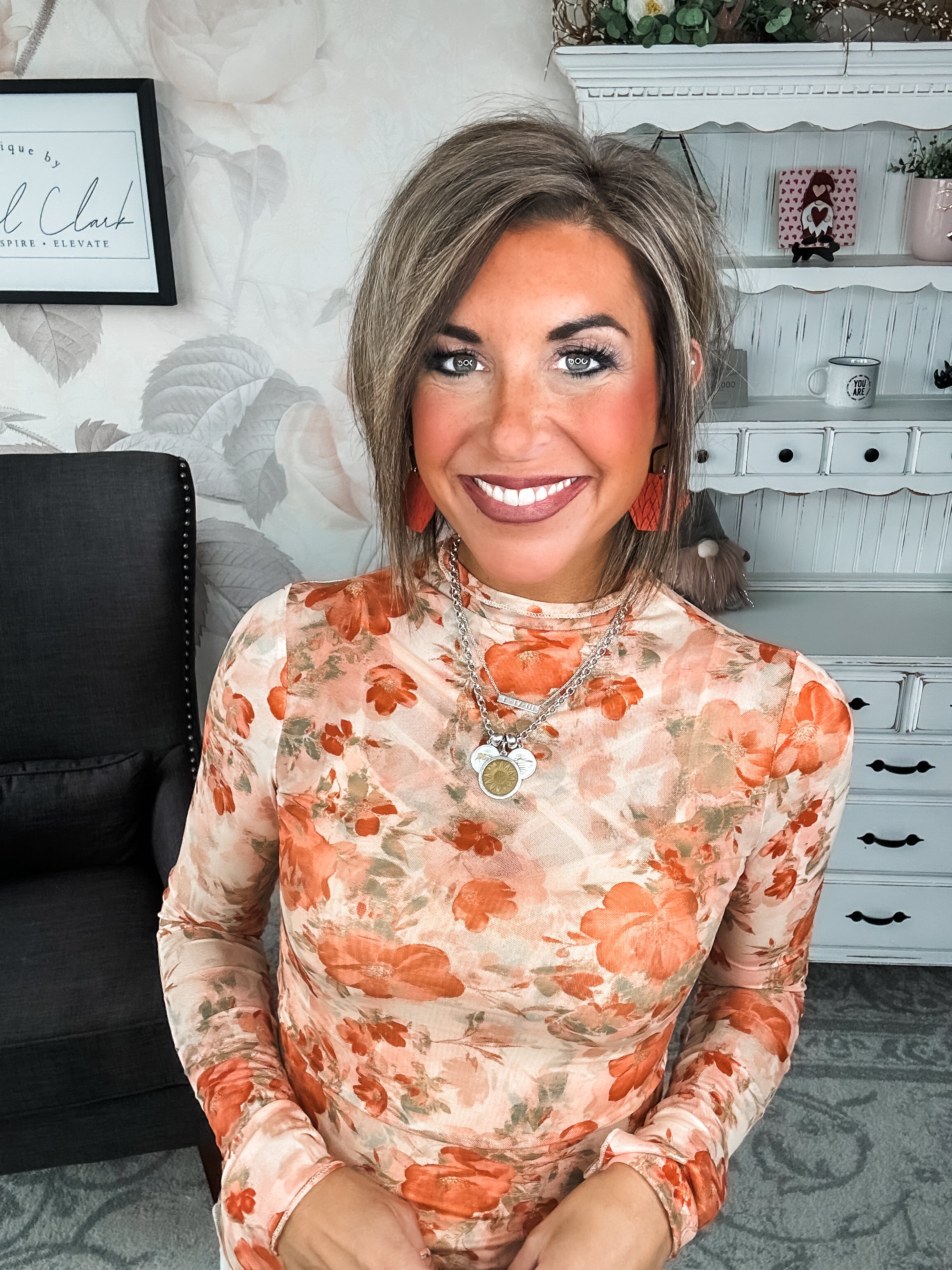 Beautiful Love Mesh Top