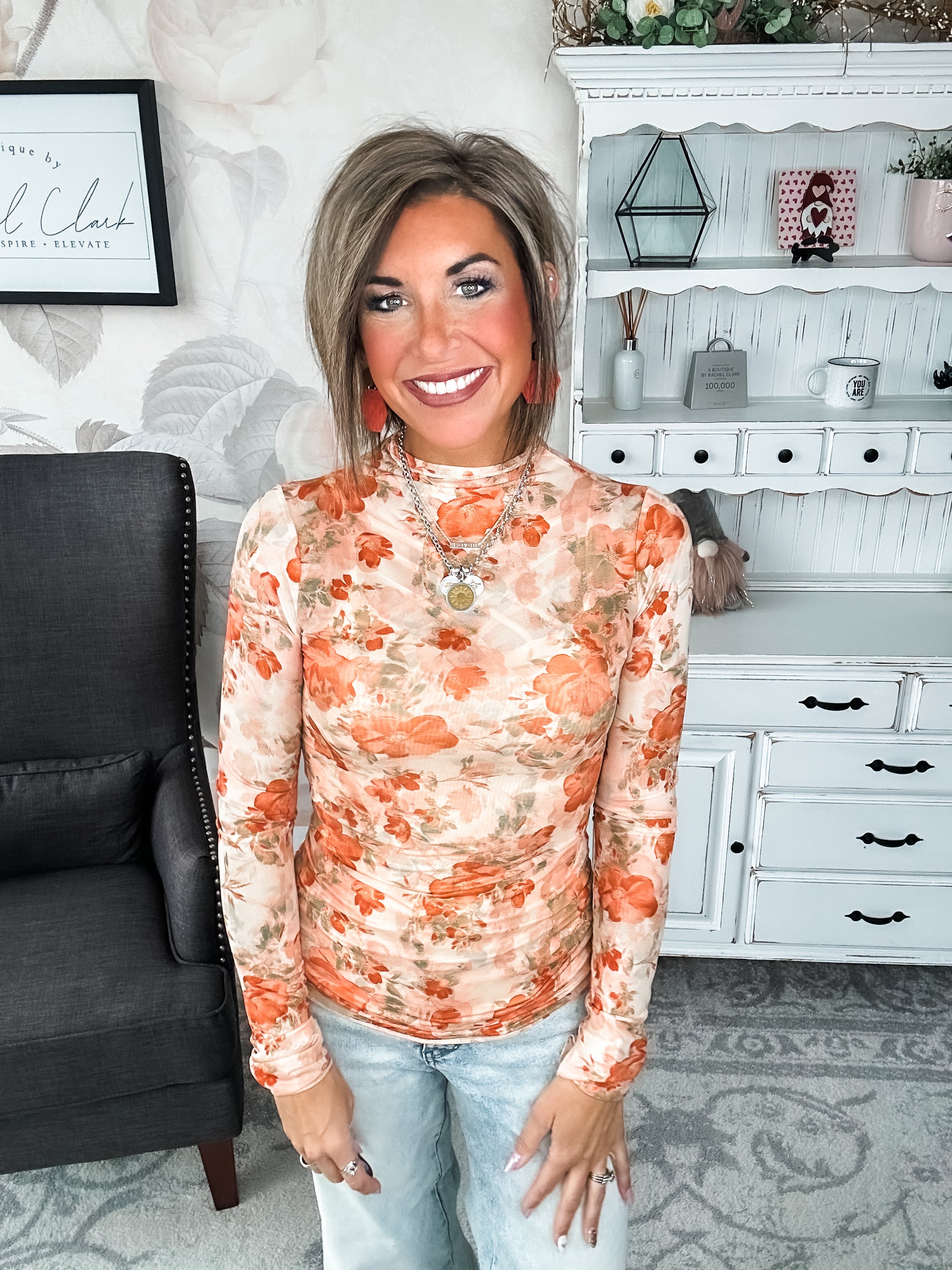 Beautiful Love Mesh Top