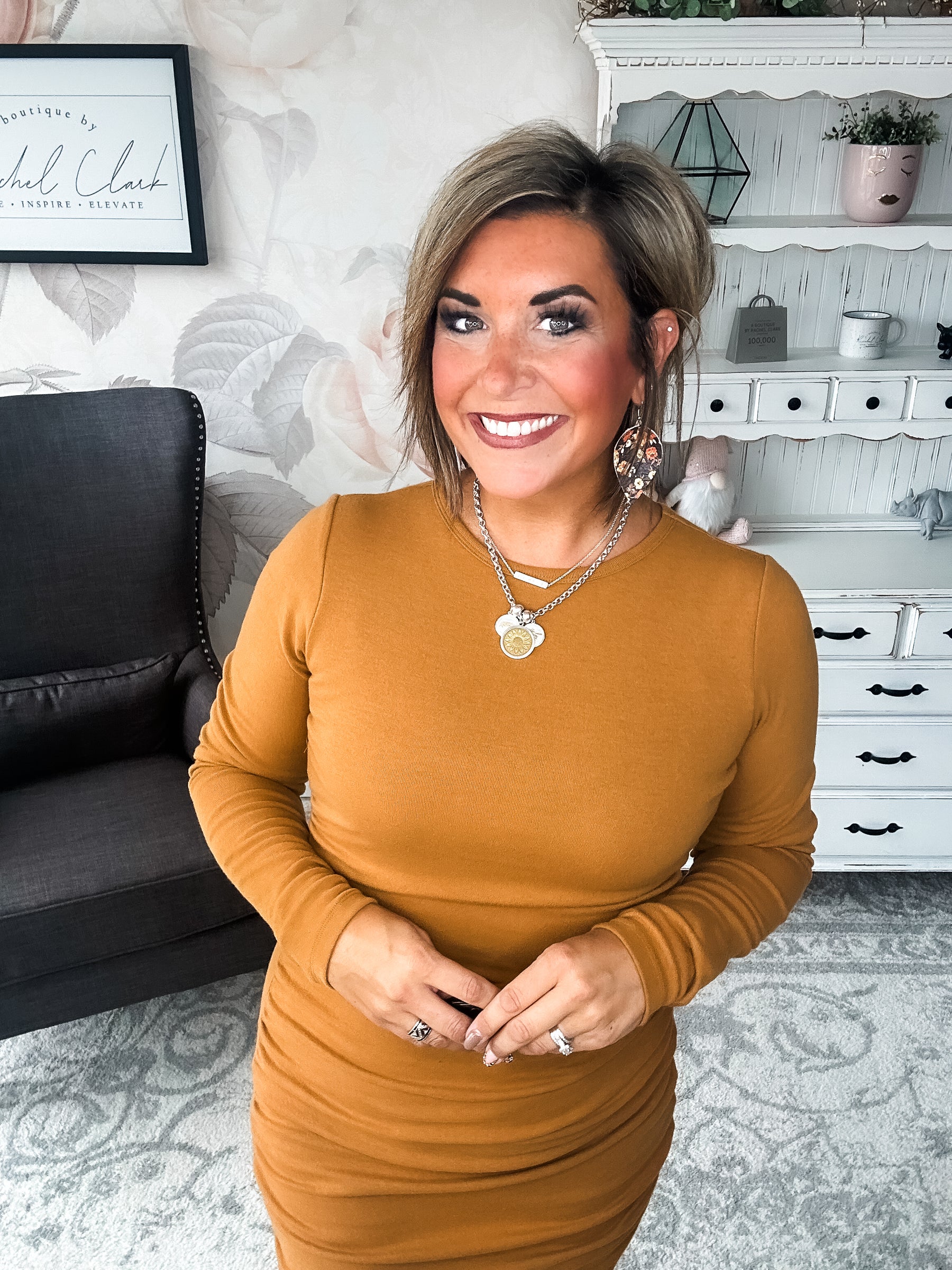 Ampersand Avenue Better Than Basics Long Sleeve - Butterscotch