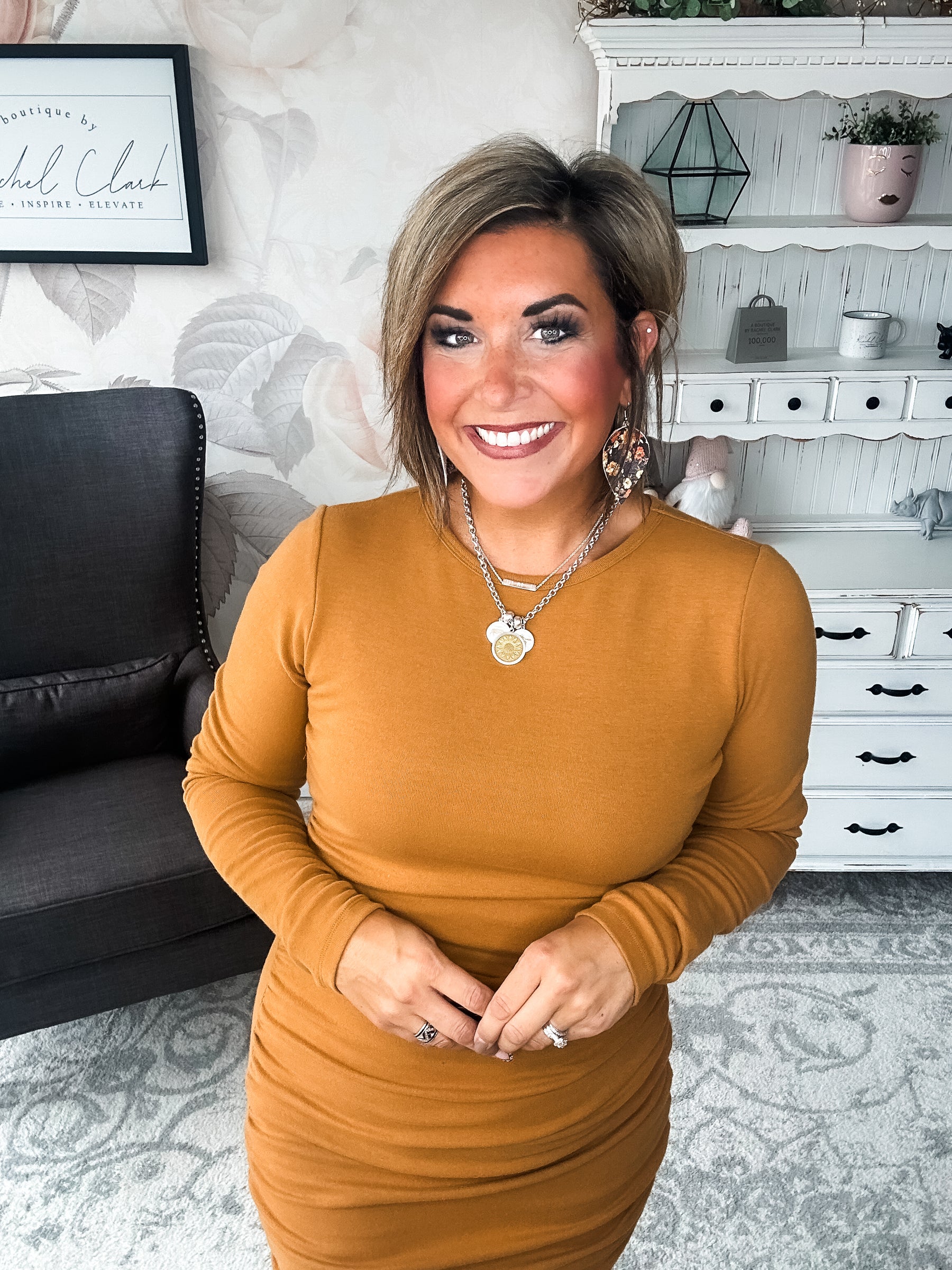 Ampersand Avenue Better Than Basics Long Sleeve - Butterscotch