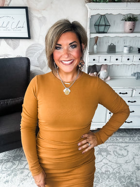 Ampersand Avenue Better Than Basics Long Sleeve - Butterscotch