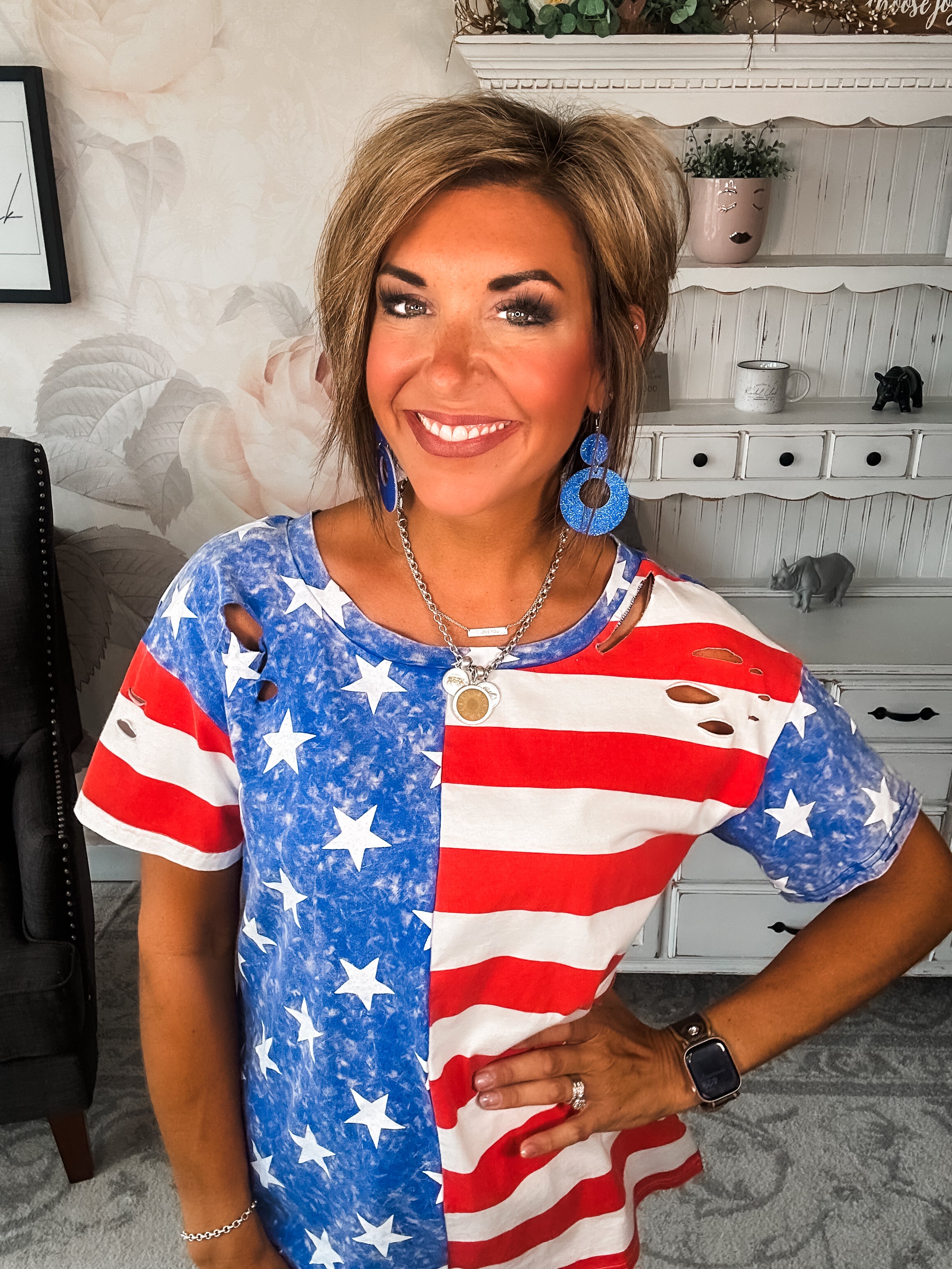 Ol' Glory Mineral Wash Tee