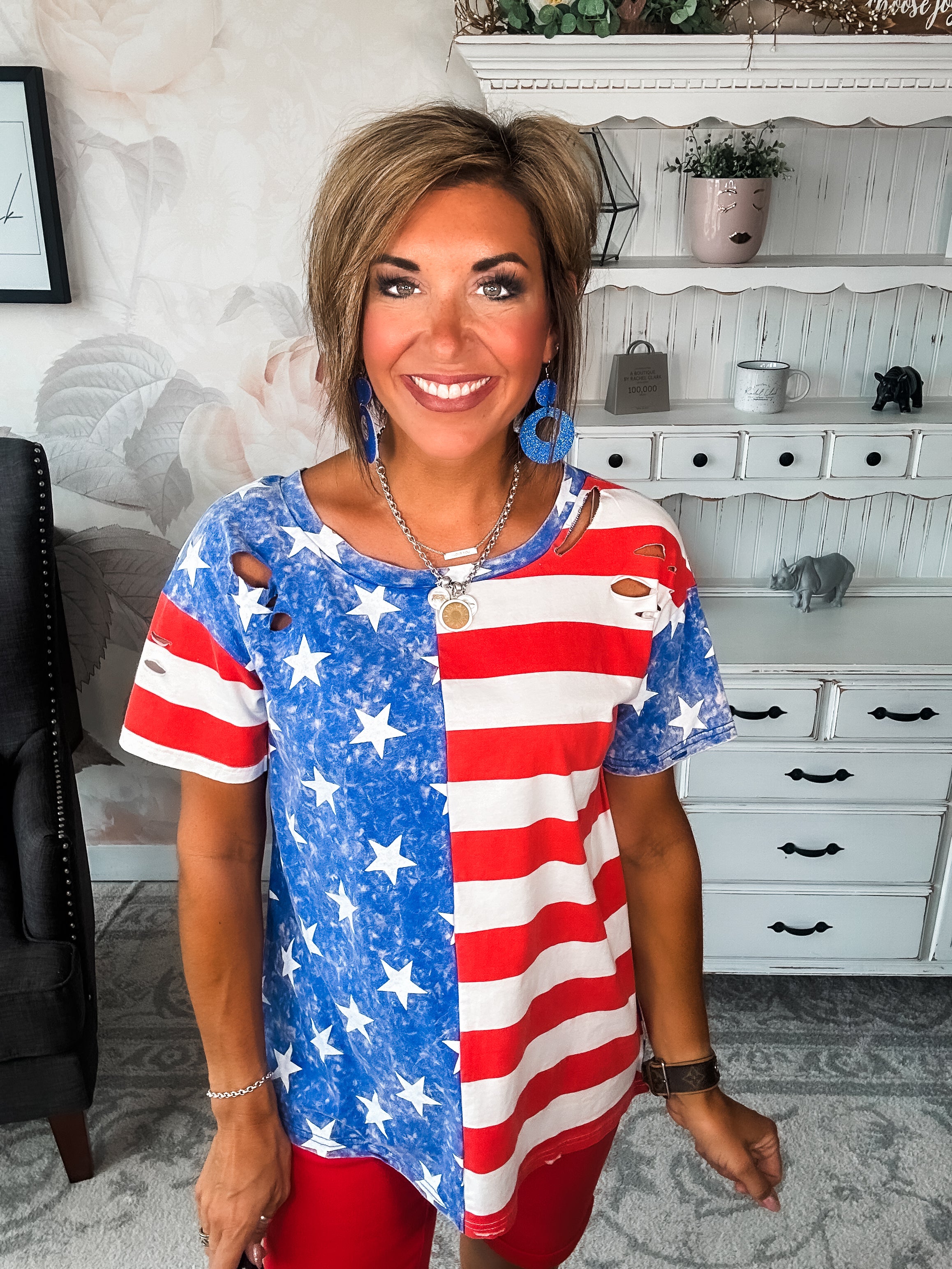 Ol' Glory Mineral Wash Tee