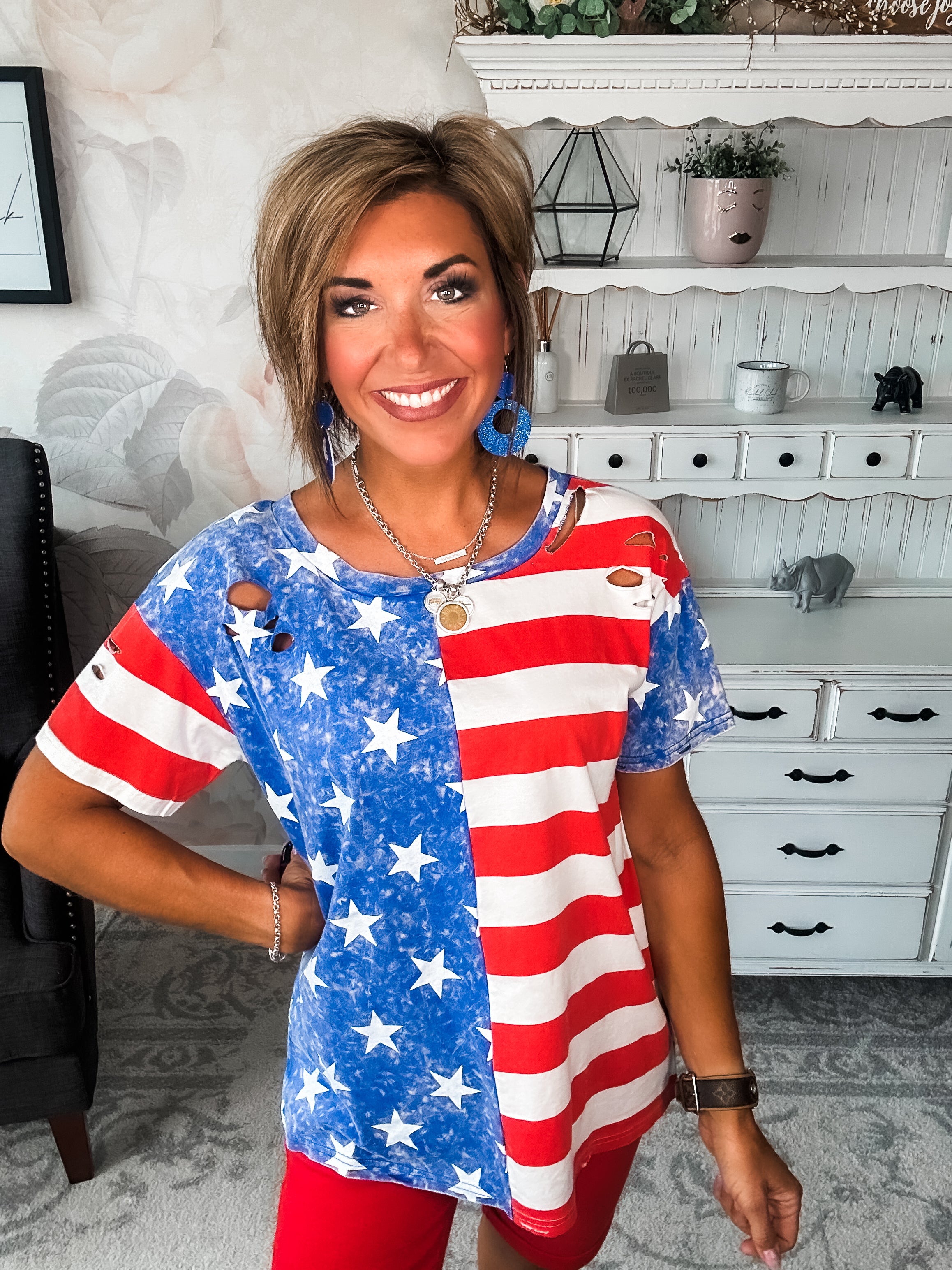 Ol' Glory Mineral Wash Tee