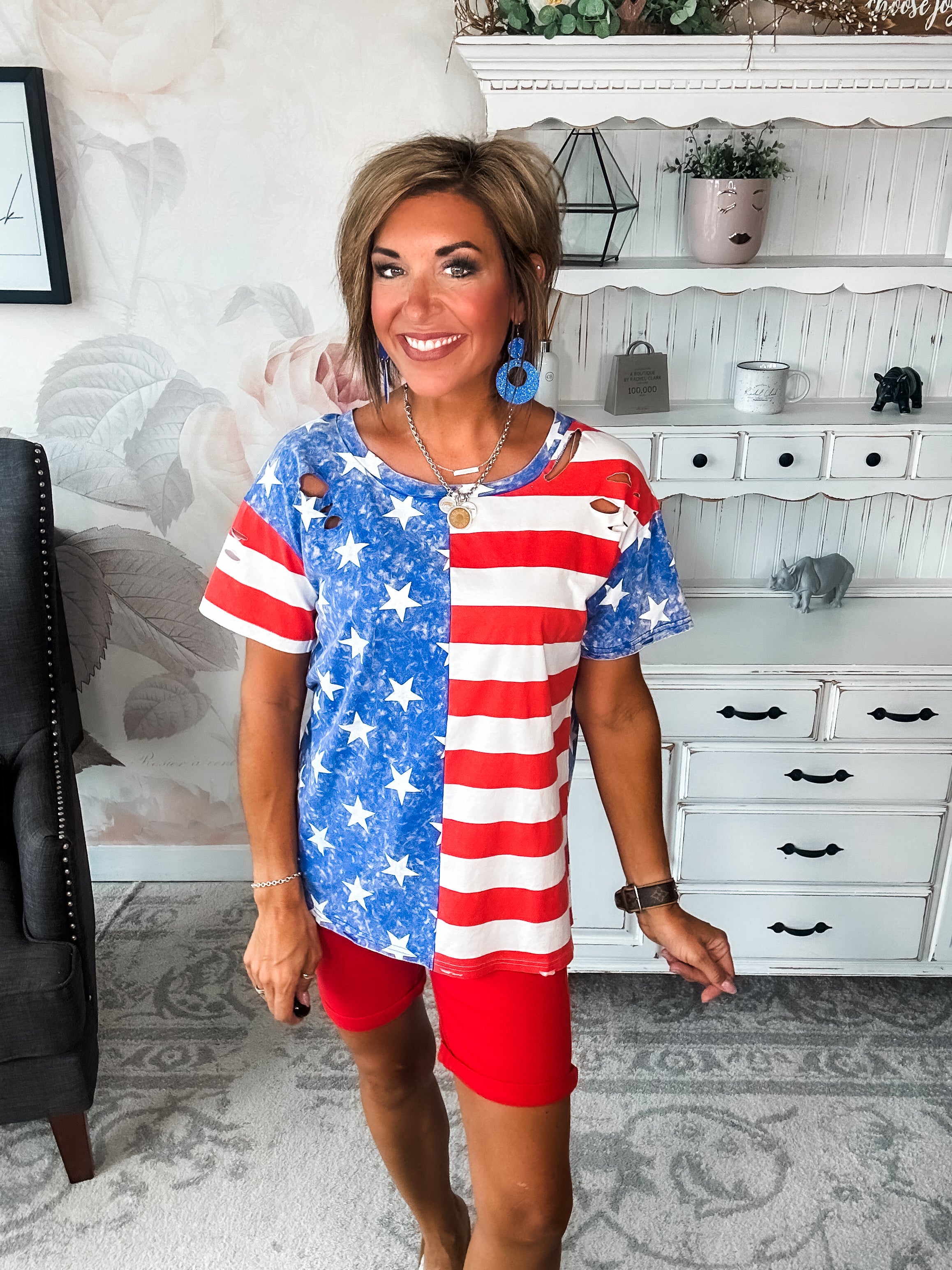 Ol' Glory Mineral Wash Tee