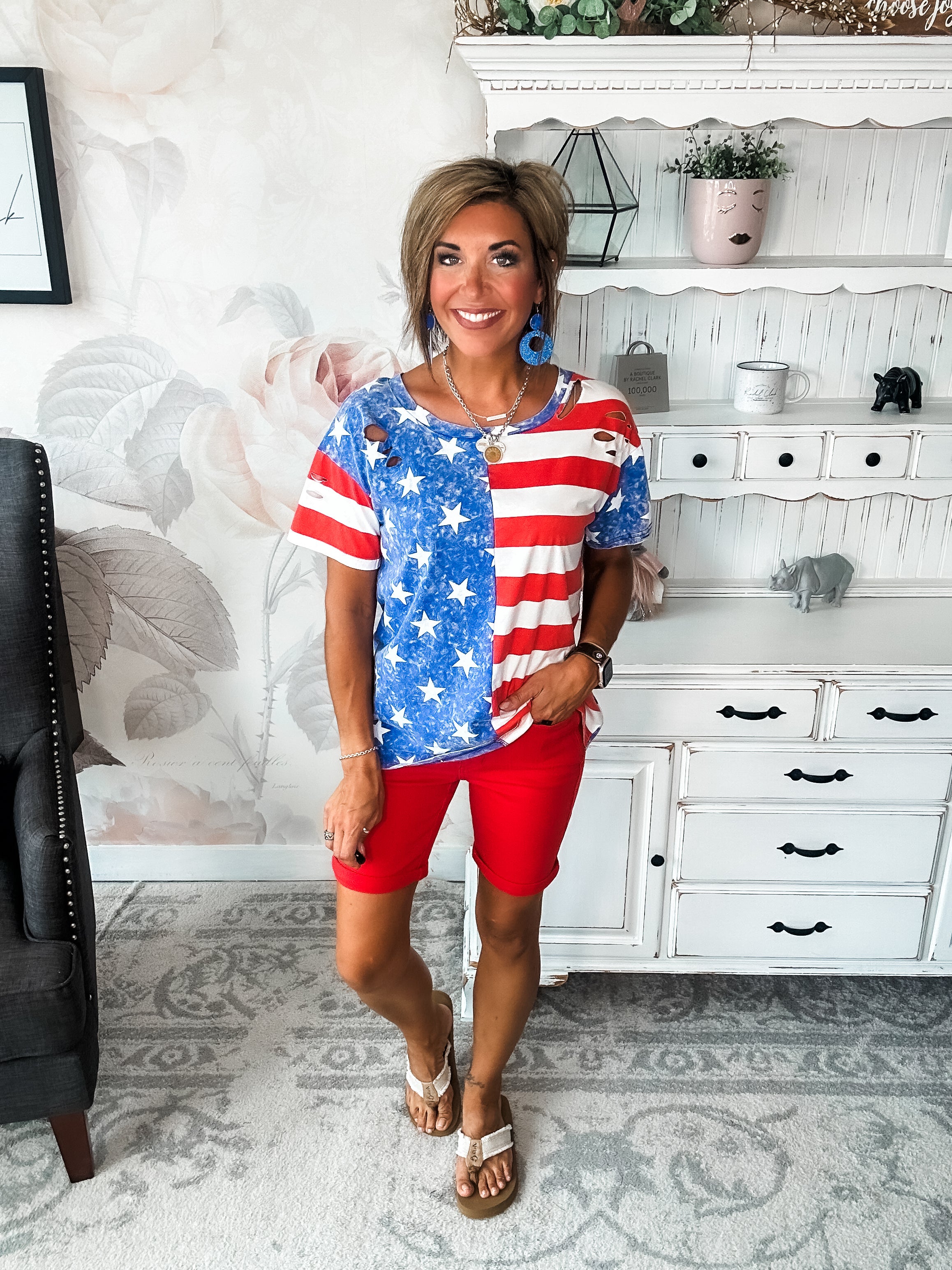 Ol' Glory Mineral Wash Tee