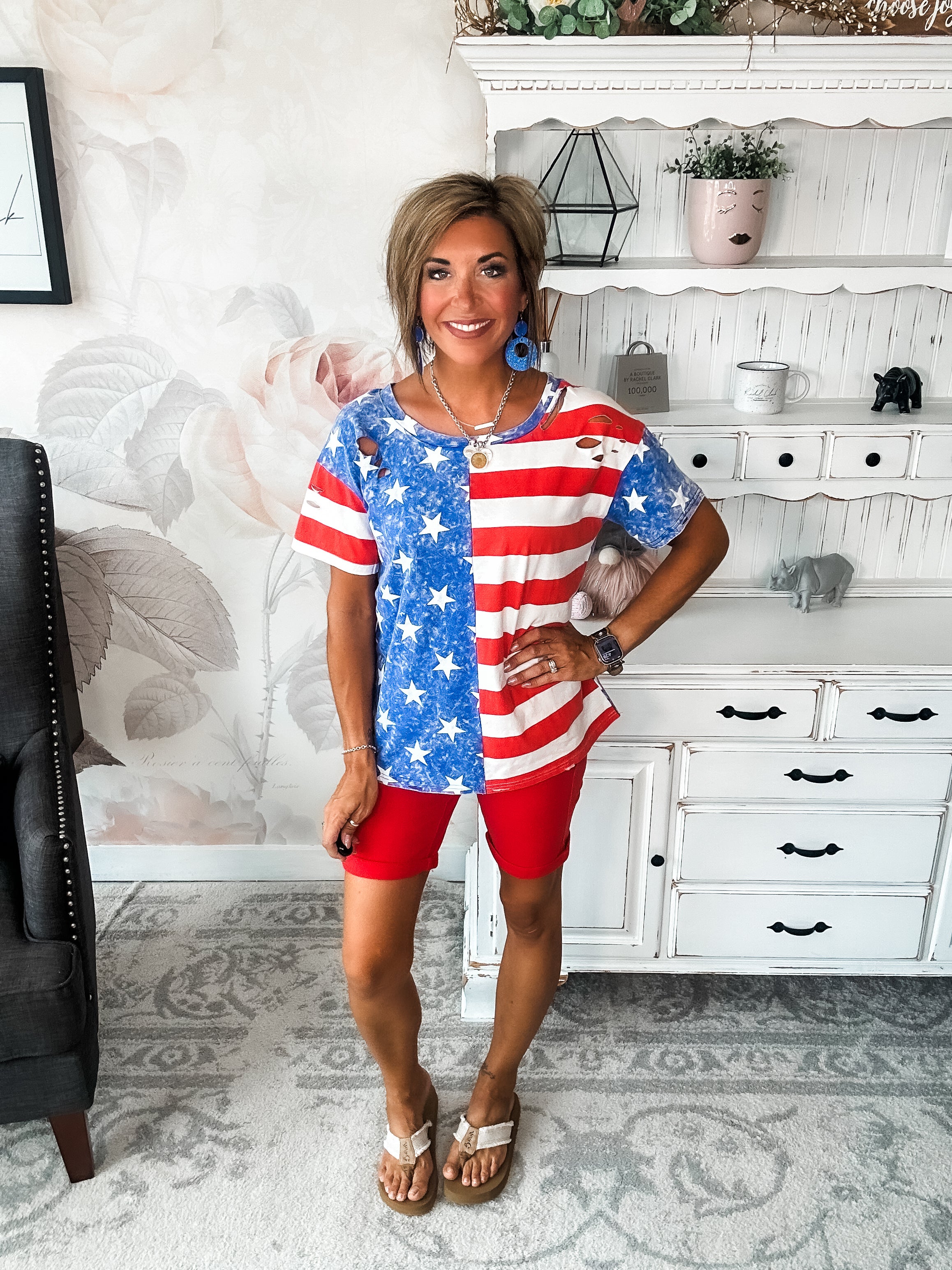 Ol' Glory Mineral Wash Tee