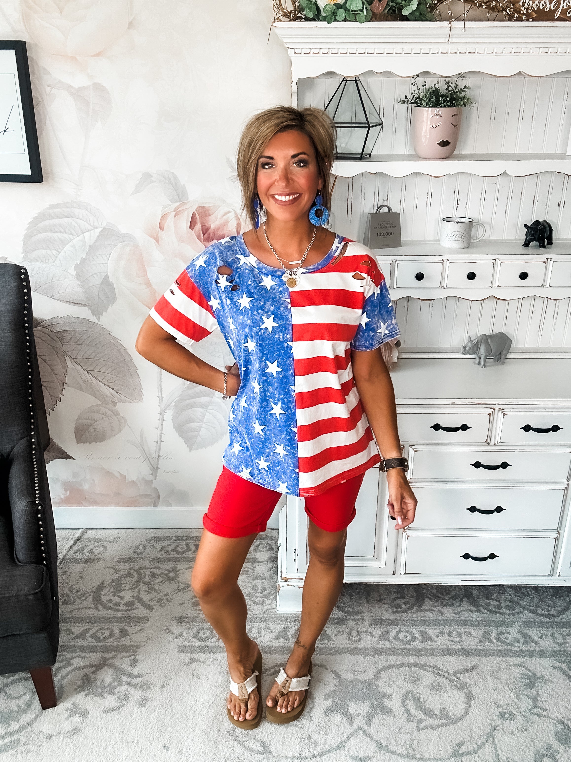 Ol' Glory Mineral Wash Tee