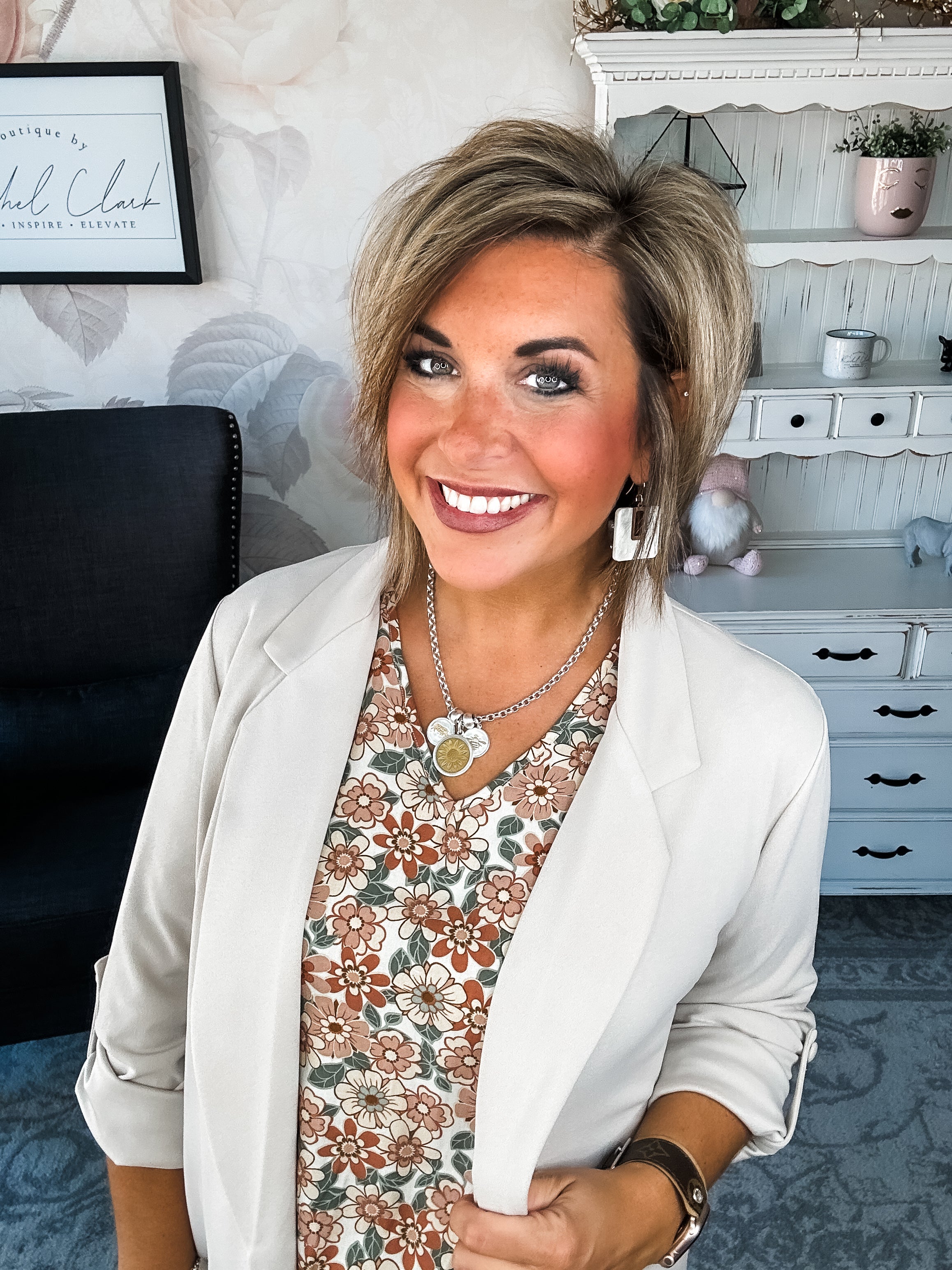 What I Live For Blazer - Pearl