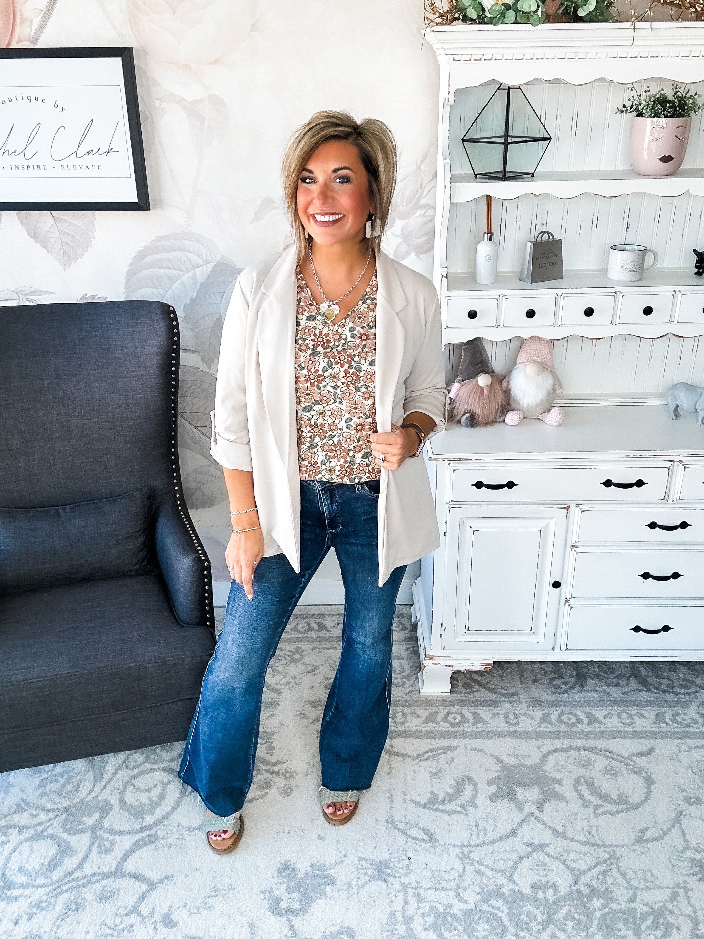 What I Live For Blazer - Pearl