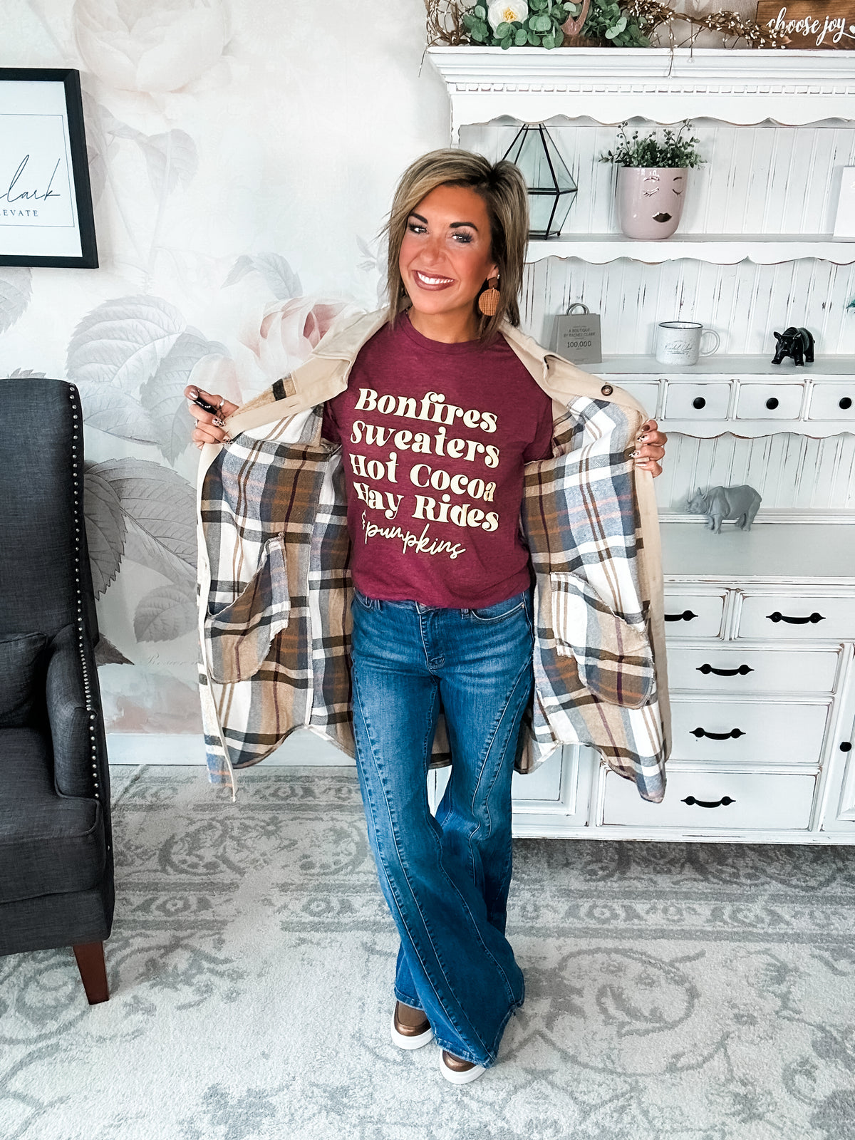 Bonfires & Fall Graphic Tee